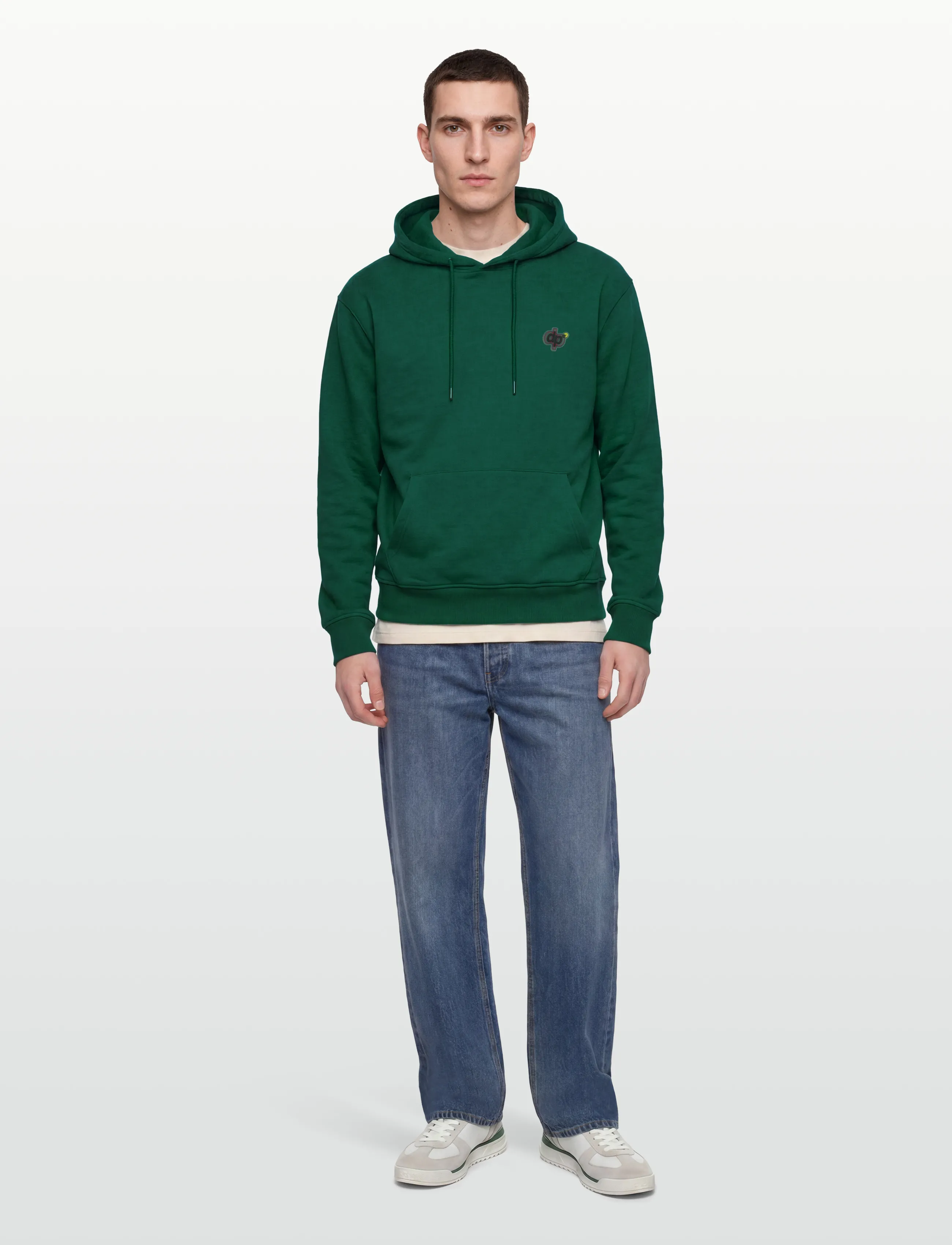 Denim Project - DP CHRIS NEW HOODIE - sweatshirts - 235 high green - 0