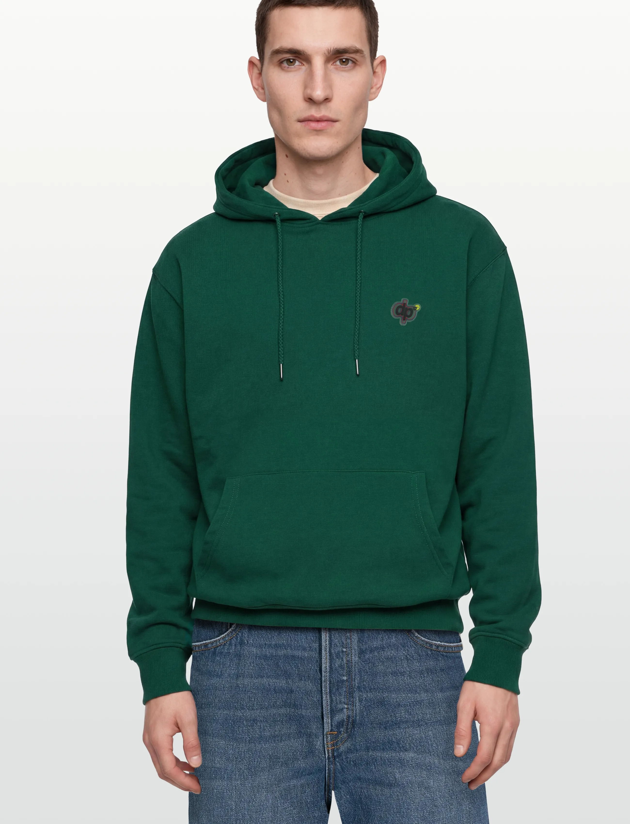 Denim Project - DP CHRIS NEW HOODIE - sweatshirts - 235 high green - 3