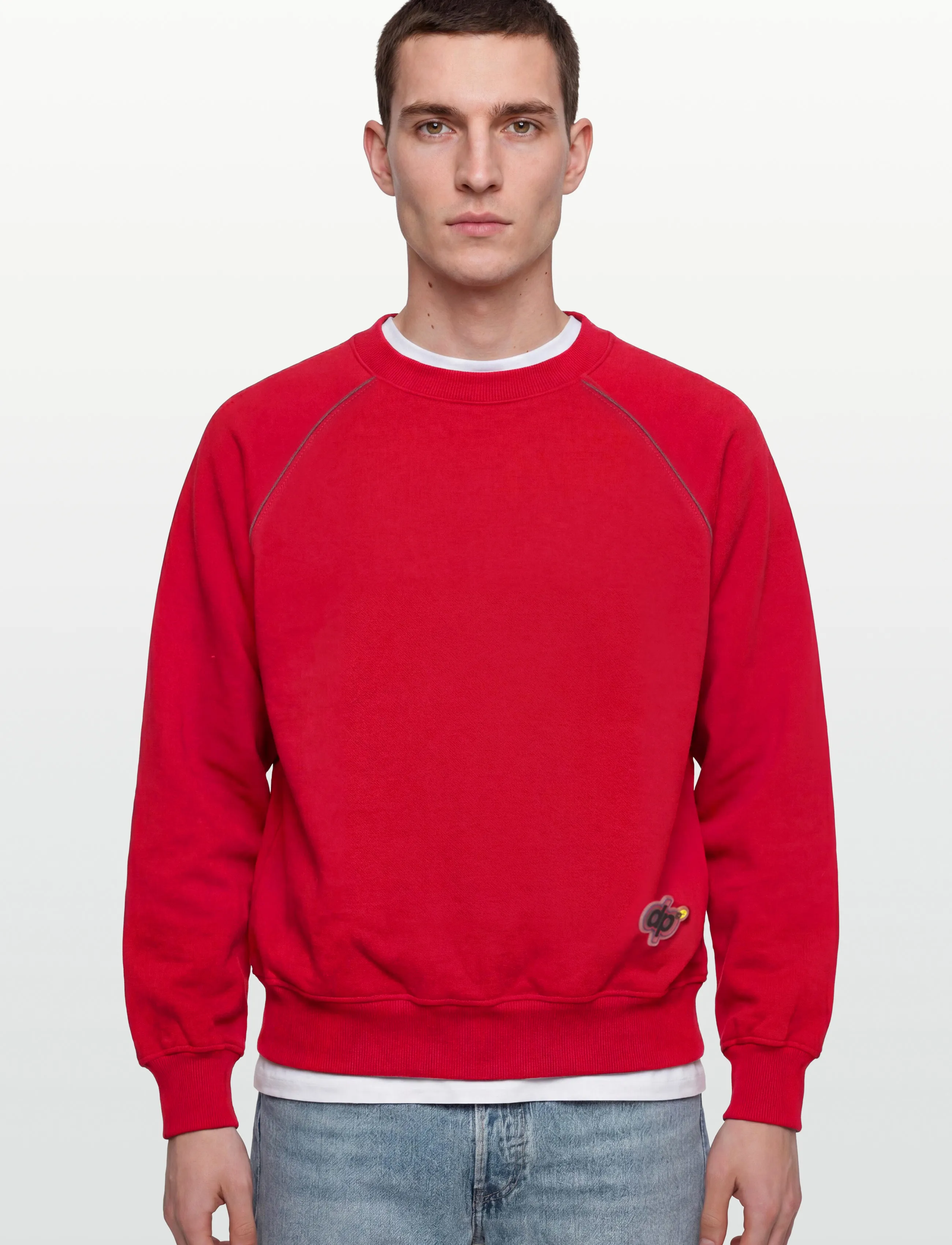 Denim Project - DP JAMES NEW SWEAT CREW NECK - laveste priser - 232 high red - 3