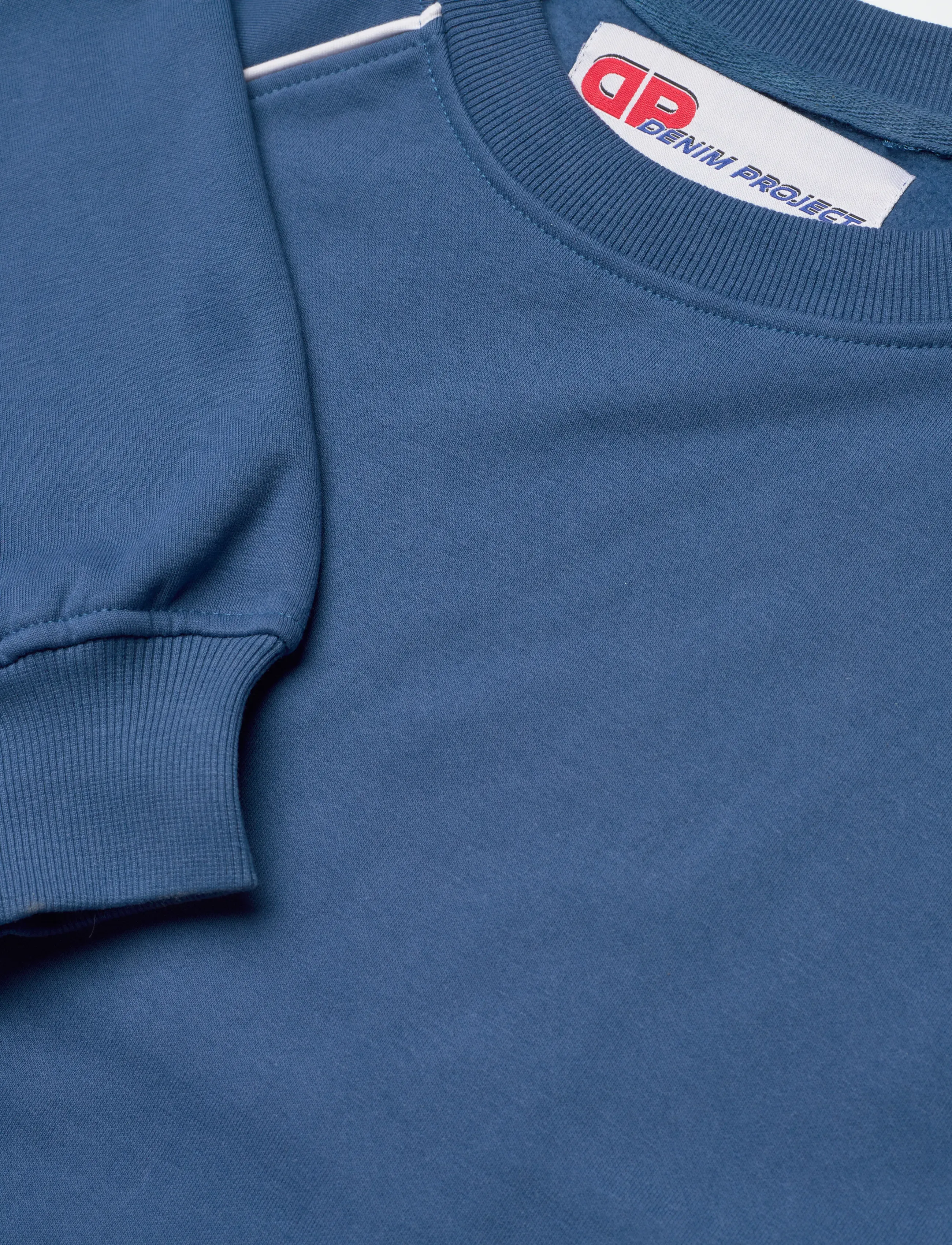 Denim Project - DP JAMES CREW NECK - laveste priser - 515 light blue - 5