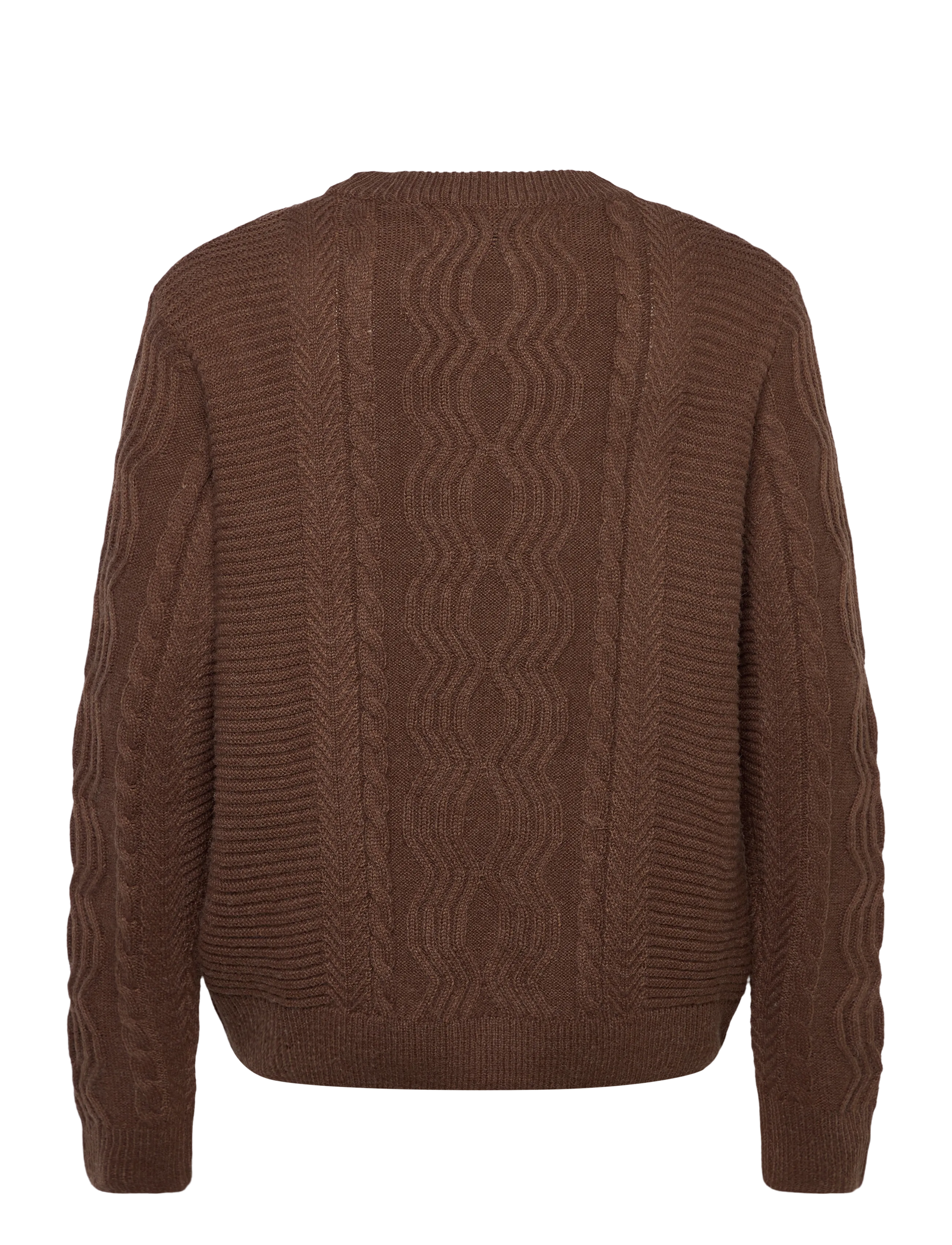 Denim Project - DP SEBASTIAN KNIT - megztiniai - 520 brown carafe - 2