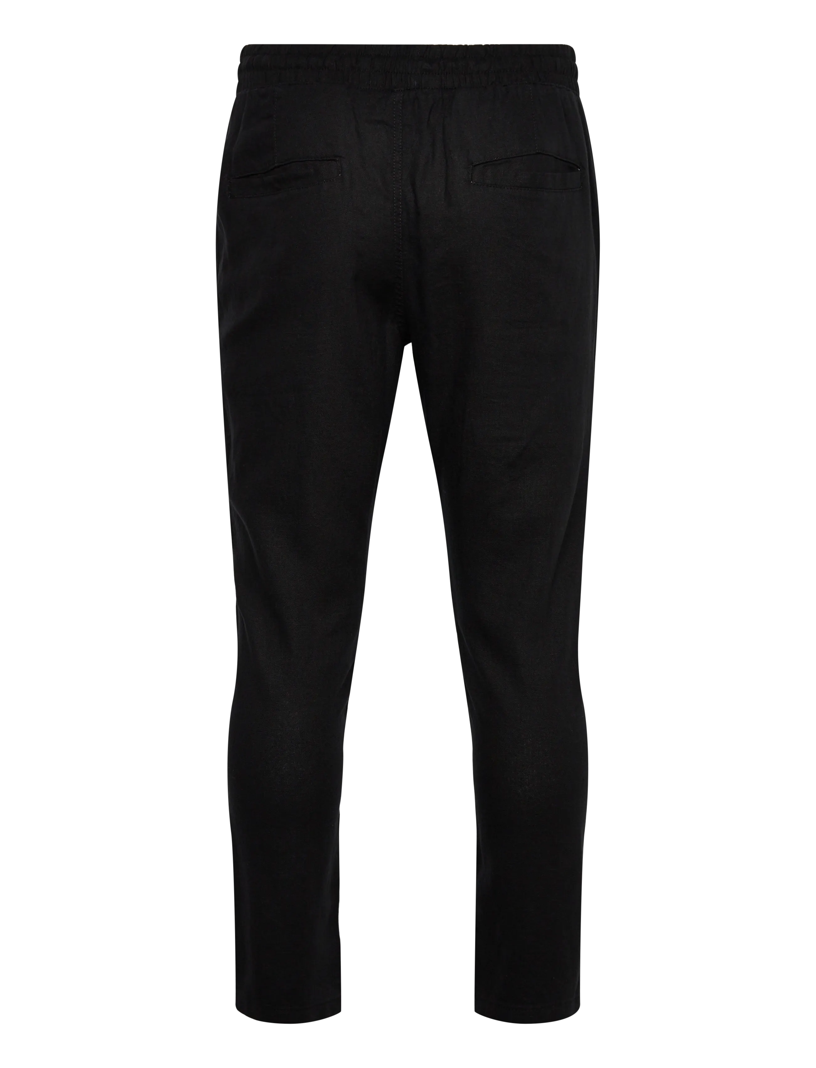 Denim Project - DP SHAKI LINEN PANT - laveste priser - 001 black - 2
