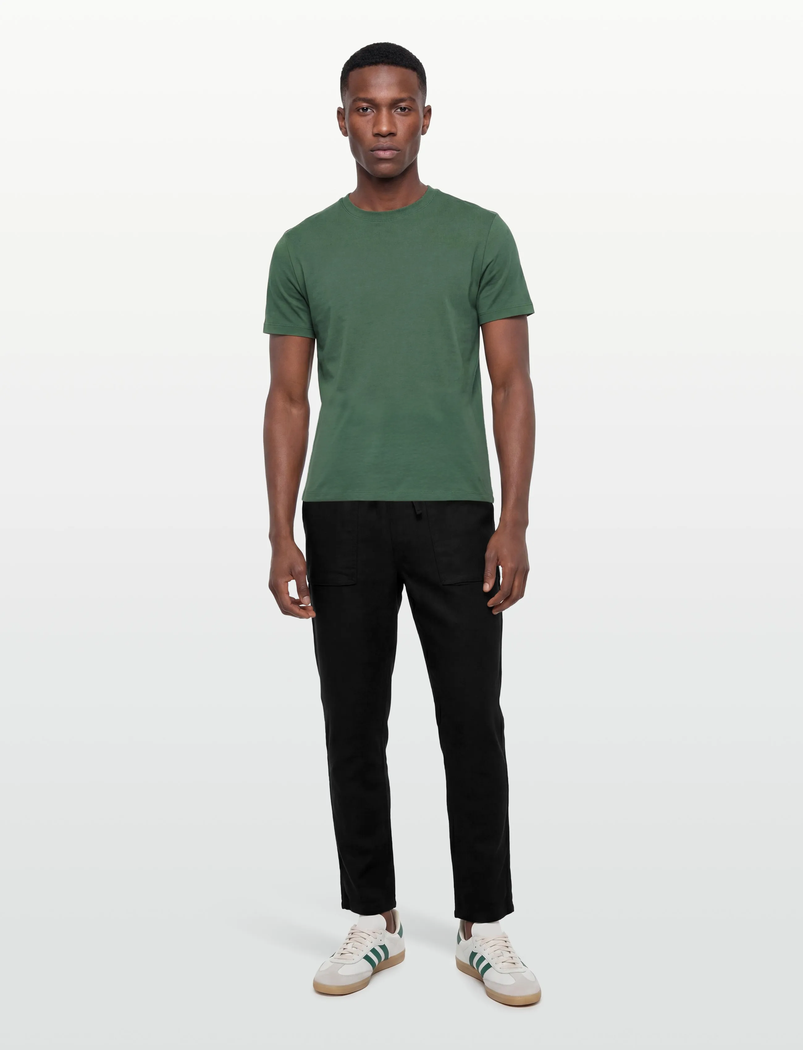 Denim Project - DP SHAKI LINEN PANT - laveste priser - 001 black - 0