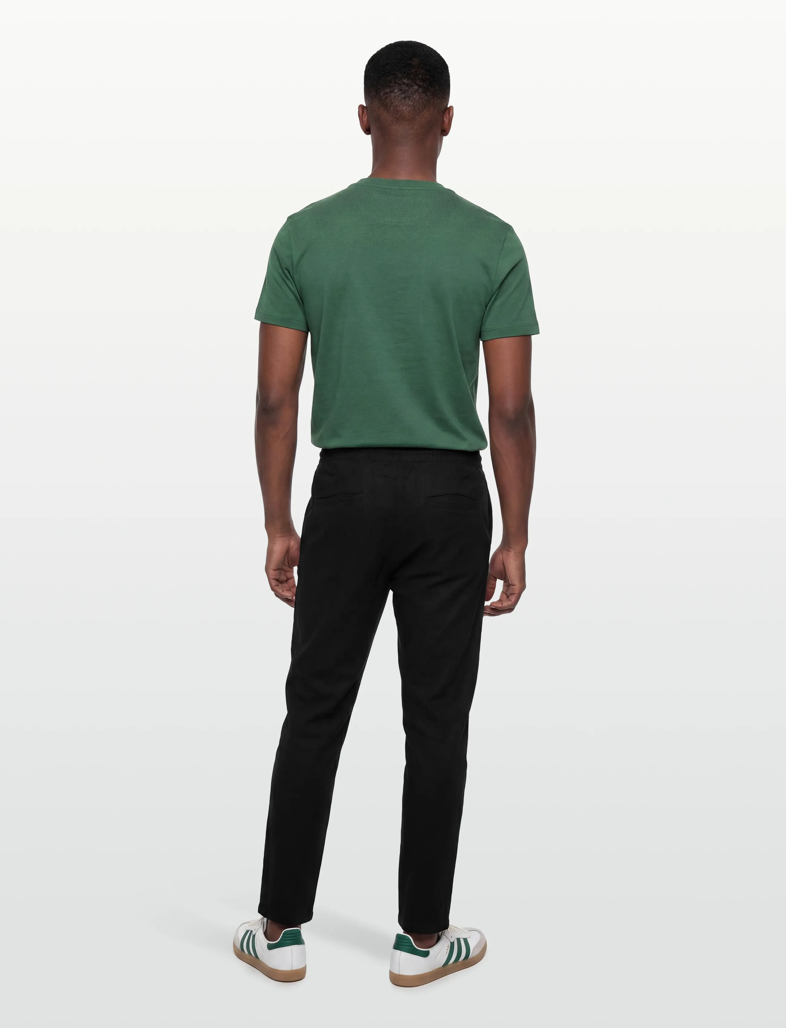 Denim Project - DP SHAKI LINEN PANT - laveste priser - 001 black - 4