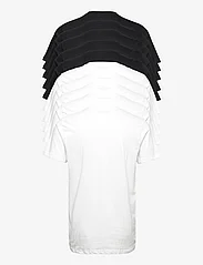 Denim project - 10 Pack T-SHIRT - laisvalaikio marškinėliai - 5 black/ 5 white - 1