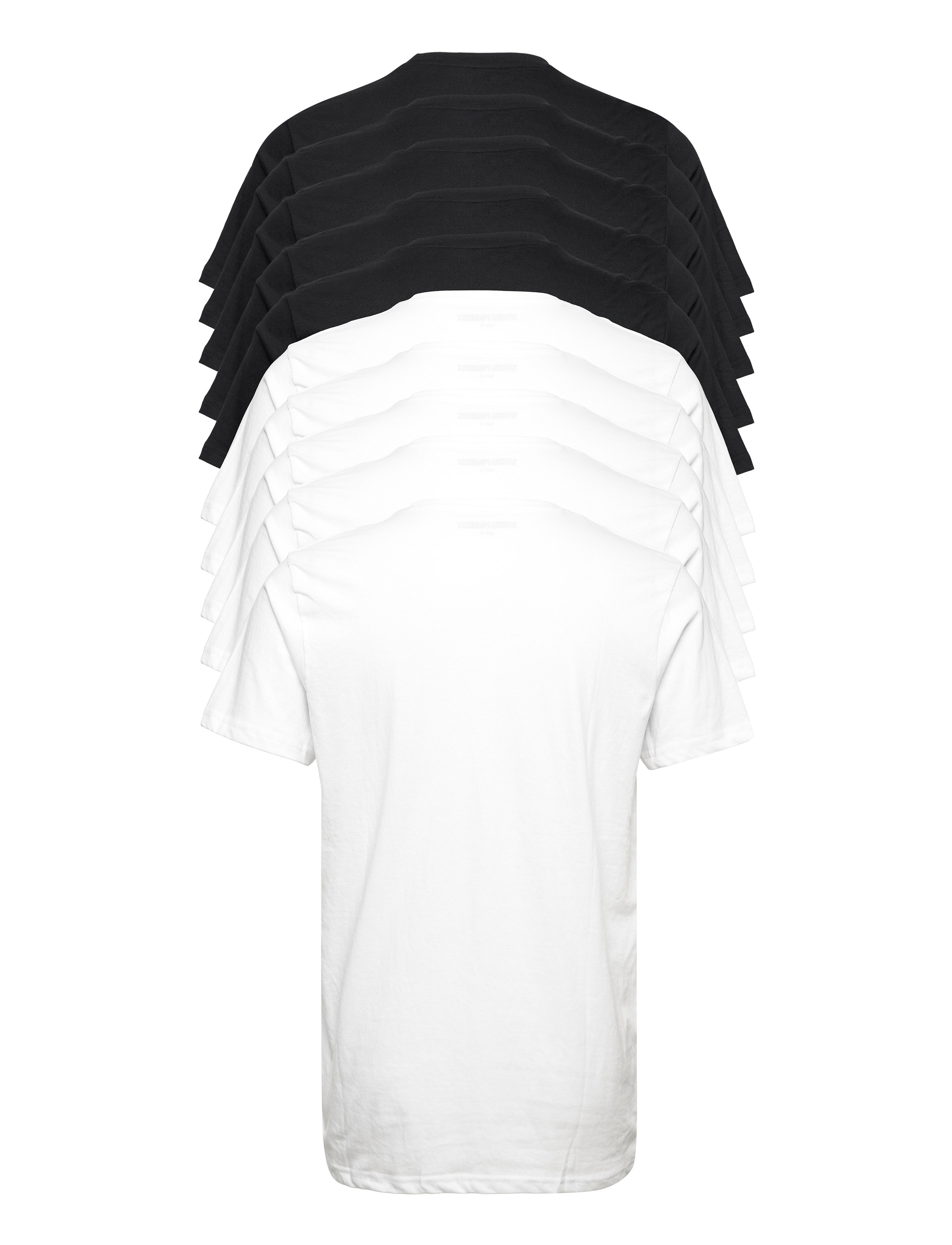 Denim Project - DP 10 Pack T-SHIRT - basic t-shirts - 5 black/ 5 white - 1