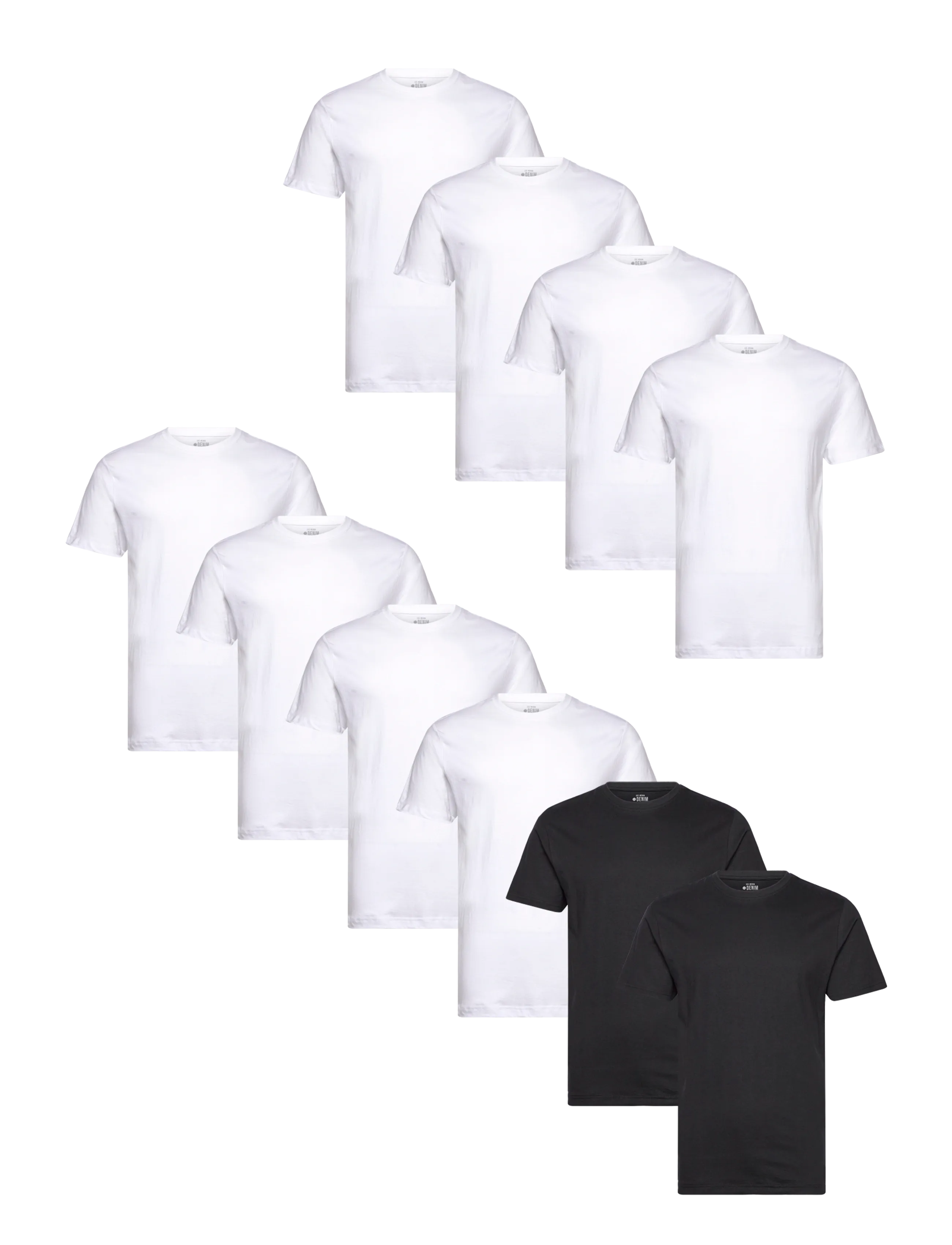 DP 10 Pack T-SHIRT - 8WHITE/2BLACK