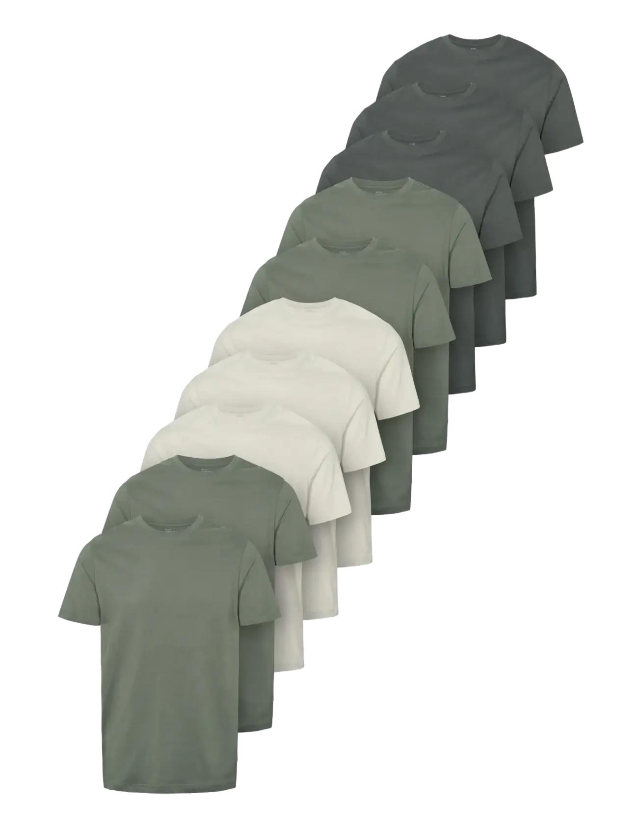 Denim Project DP 10 Pack T-SHIRT - Denim Project - GREY MIX / grey