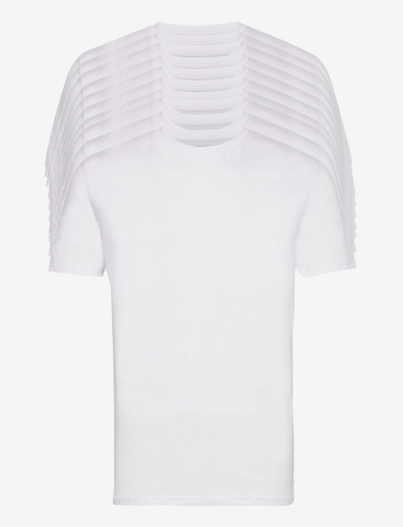 Denim project - 10 Pack T-SHIRT - laisvalaikio marškinėliai - white - 0