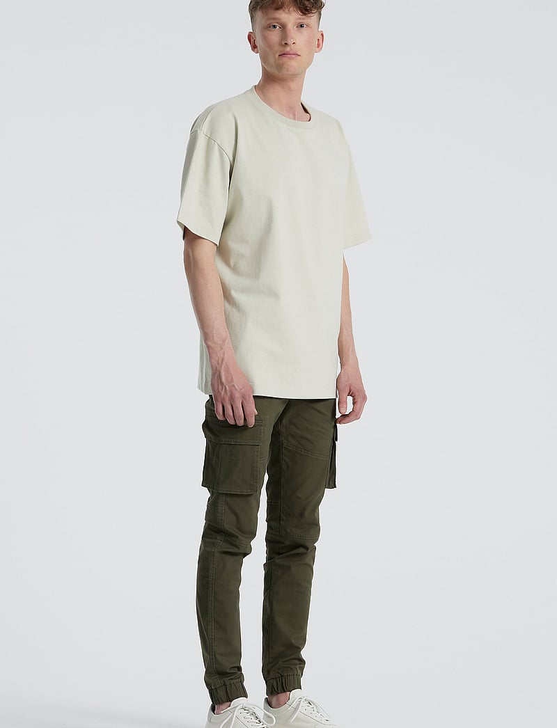 Denim Project - CARGO PANT - cargobukser - green - 0