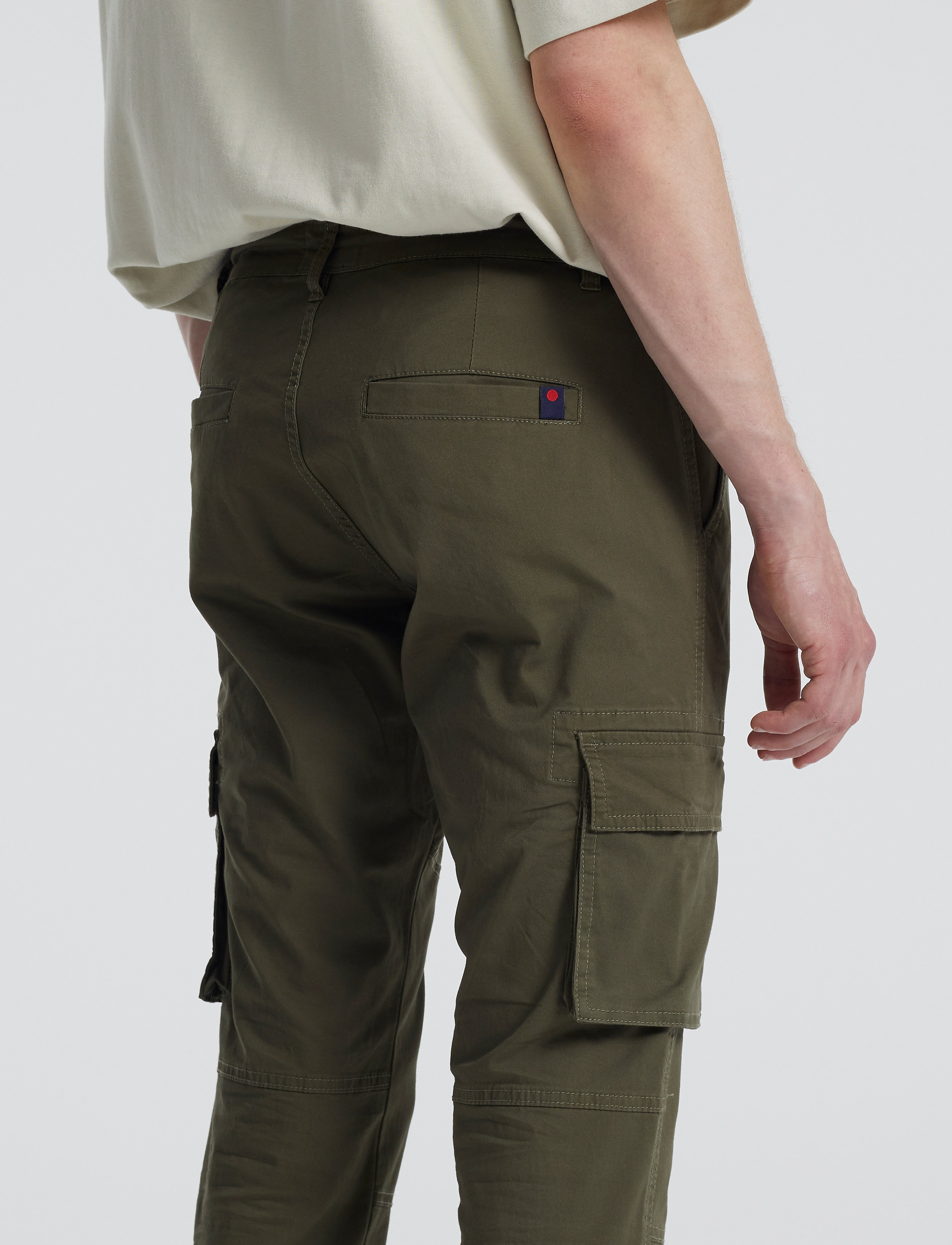 Denim Project - CARGO PANT - cargohose - green - 4