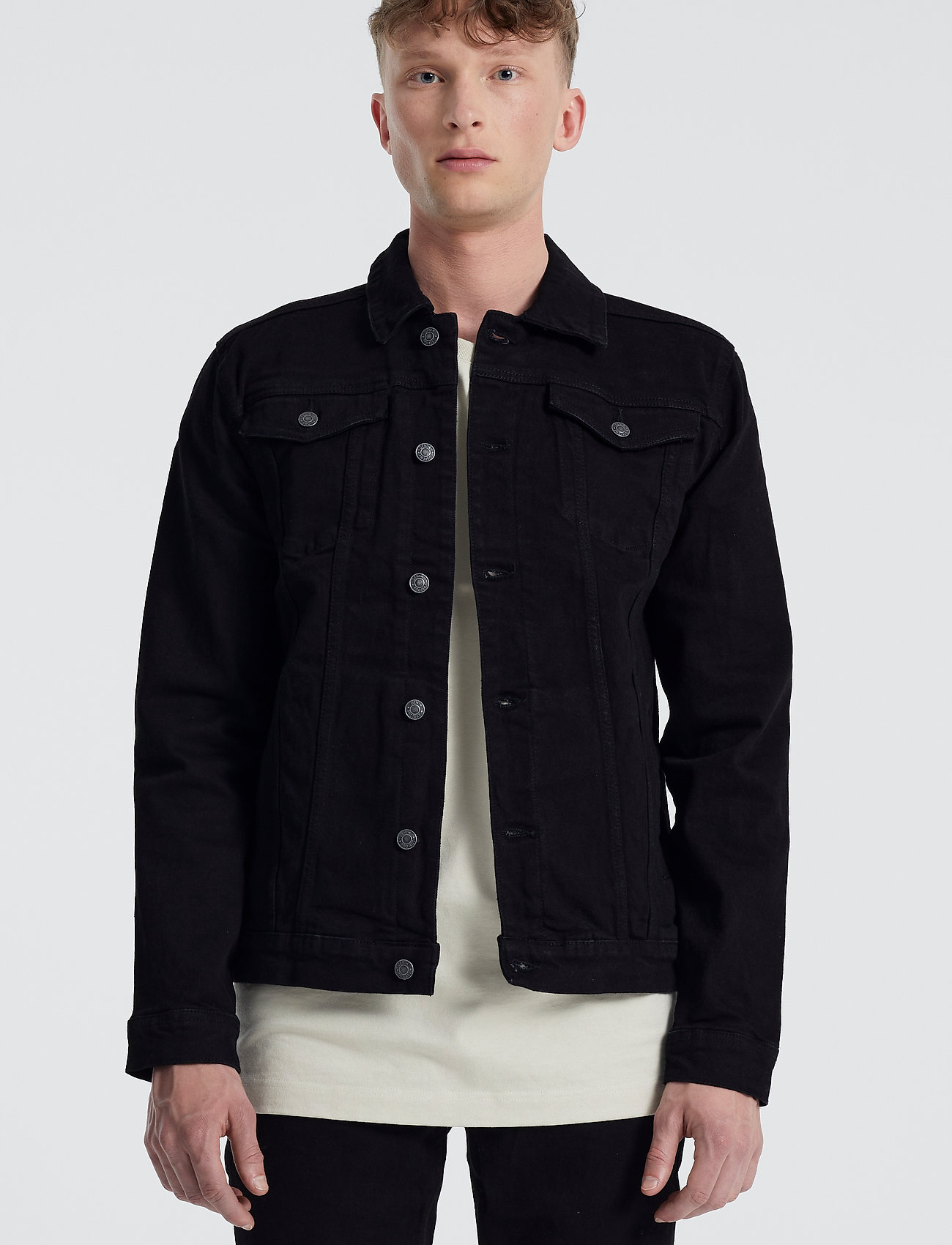 Denim Project - DP Kash Denim Jacket - frühlingsjacken - black - 5
