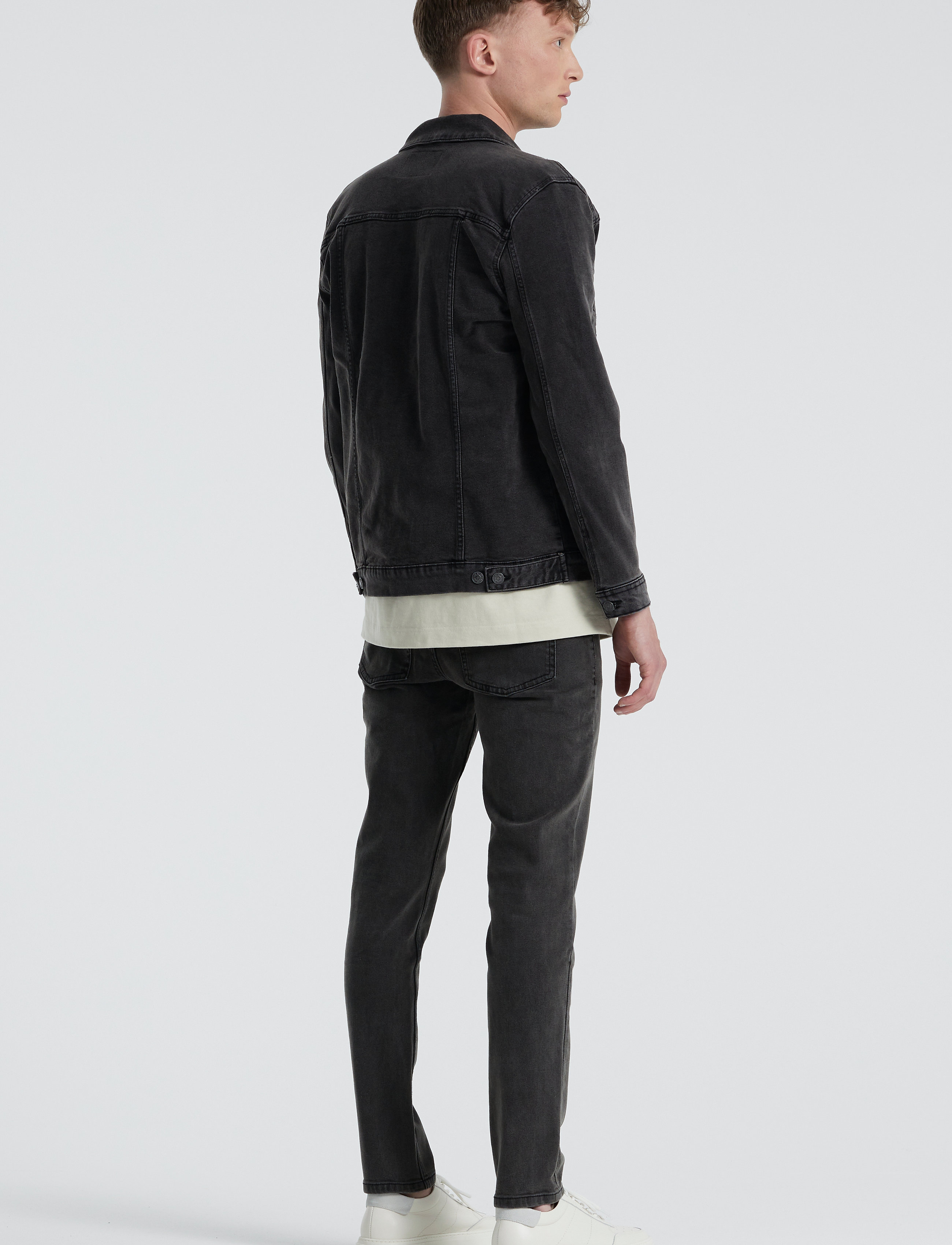 Denim Project - DP Kash Denim Jacket - frühlingsjacken - grey - 3