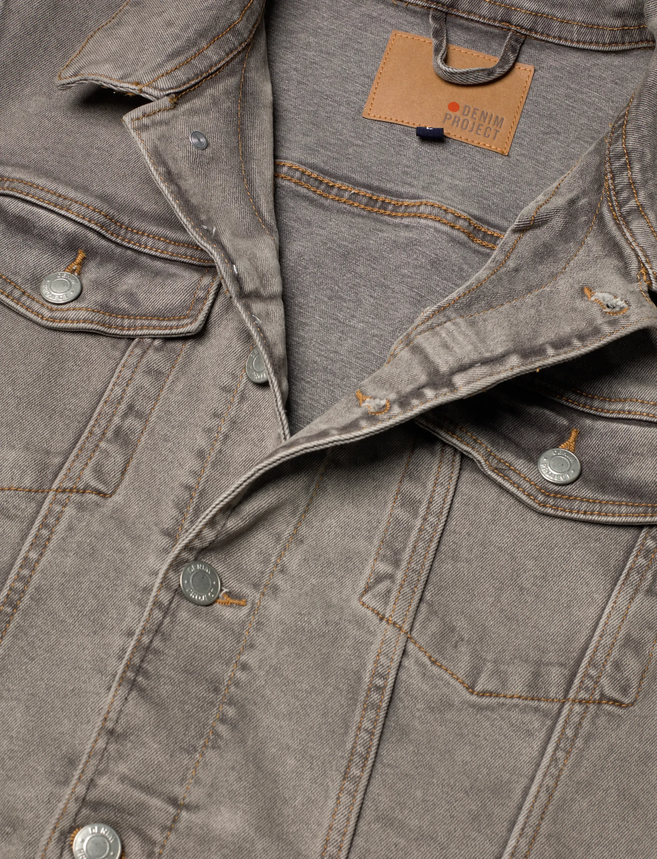 Denim Project - DP Kash Denim Jacket - forårsjakker - silver grey - 2