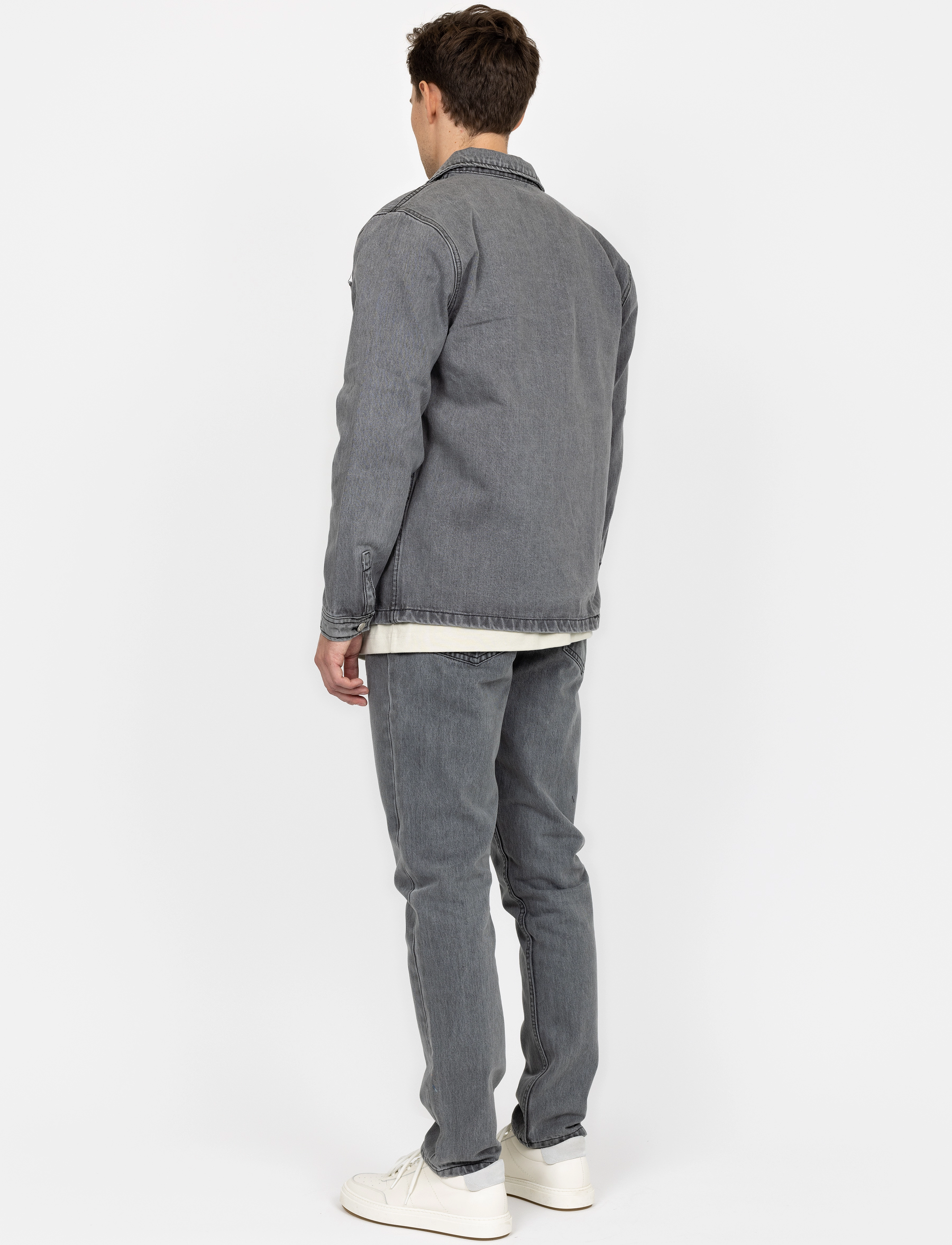 Denim Project - Denim Overshirt - miesten - 005 dark stone - 3
