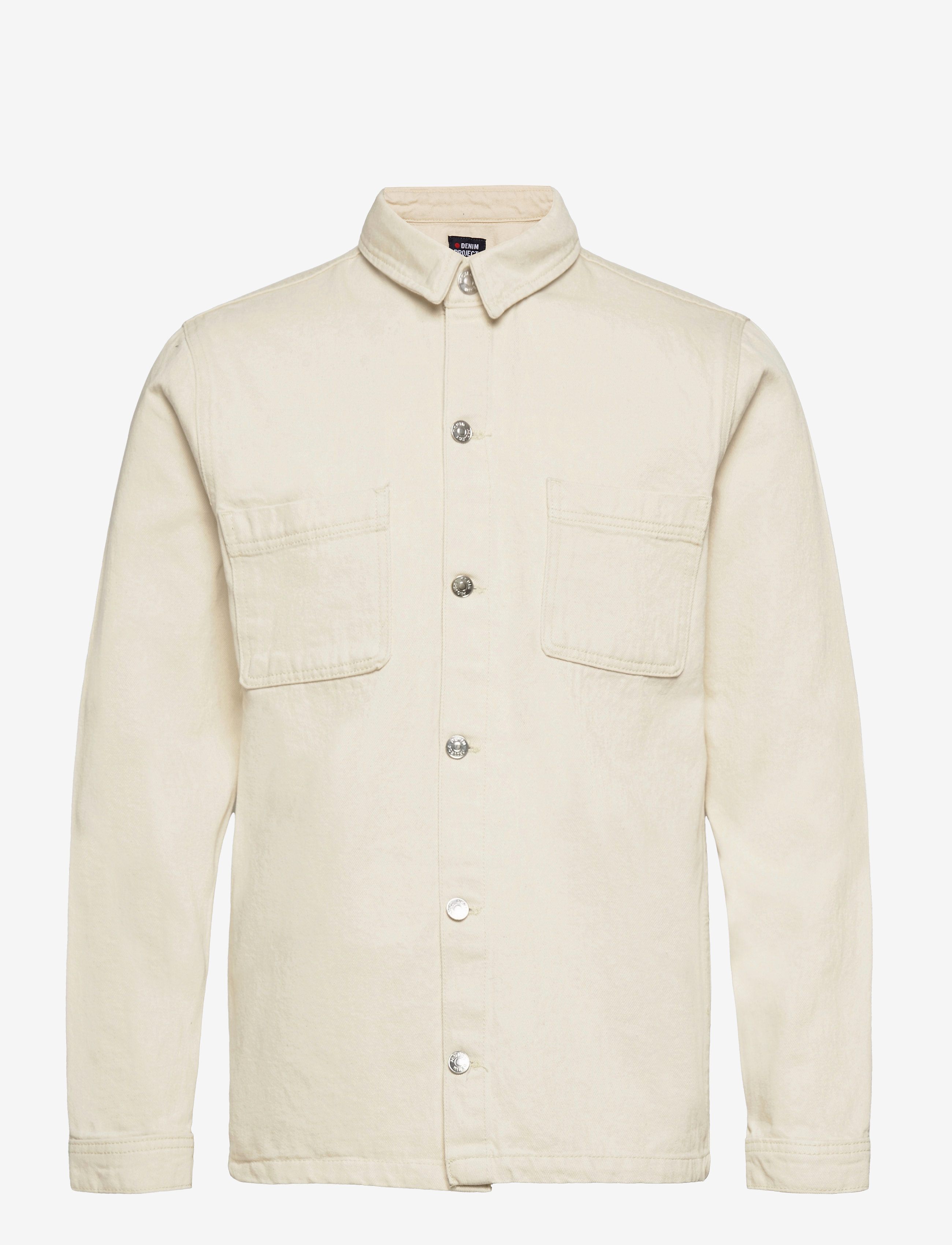 Denim Project DP Denim Overshirt - Vaatteet - 127 SAND WASH / cream
