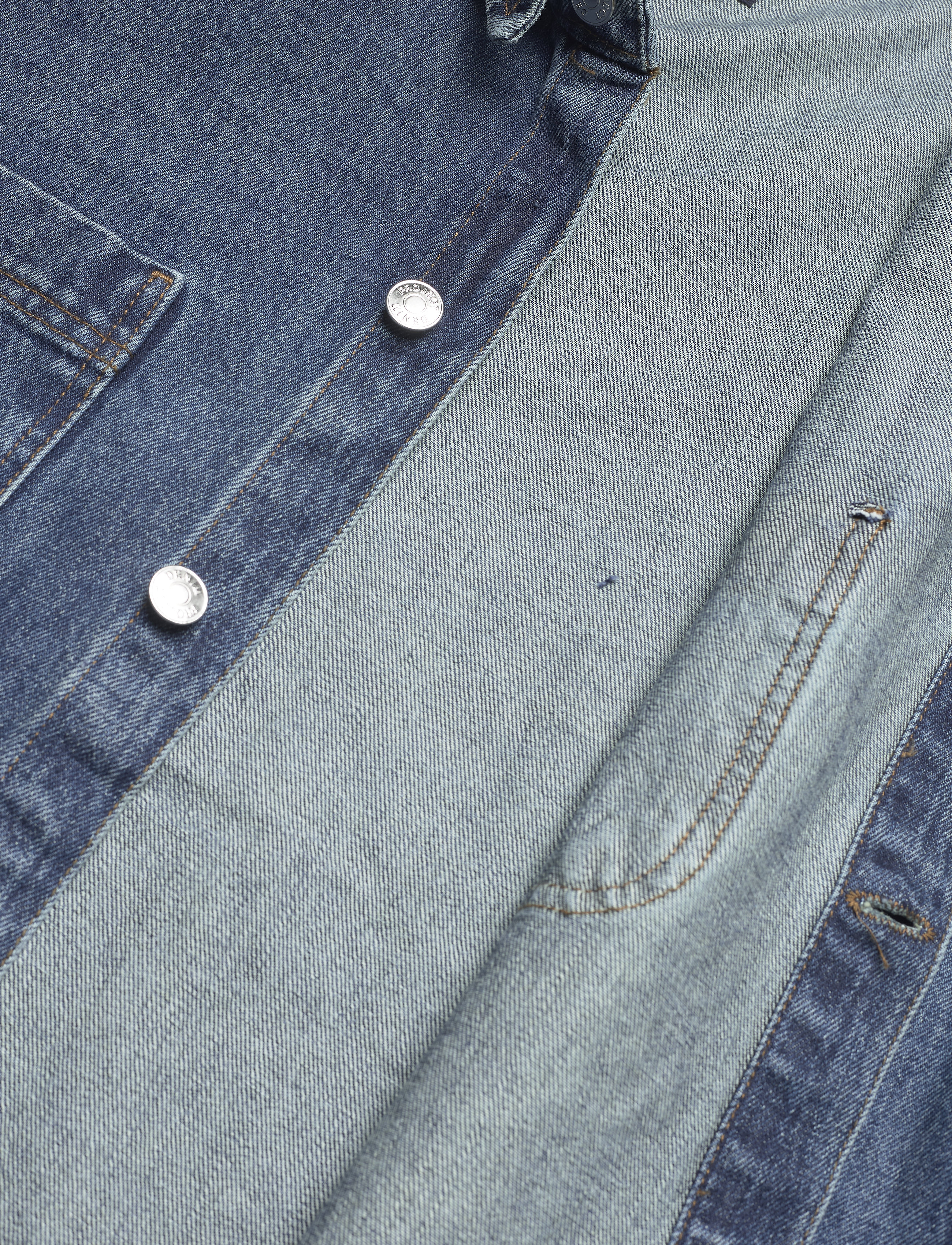 Denim Project - Denim Overshirt - herren - 128 dark wash - 3