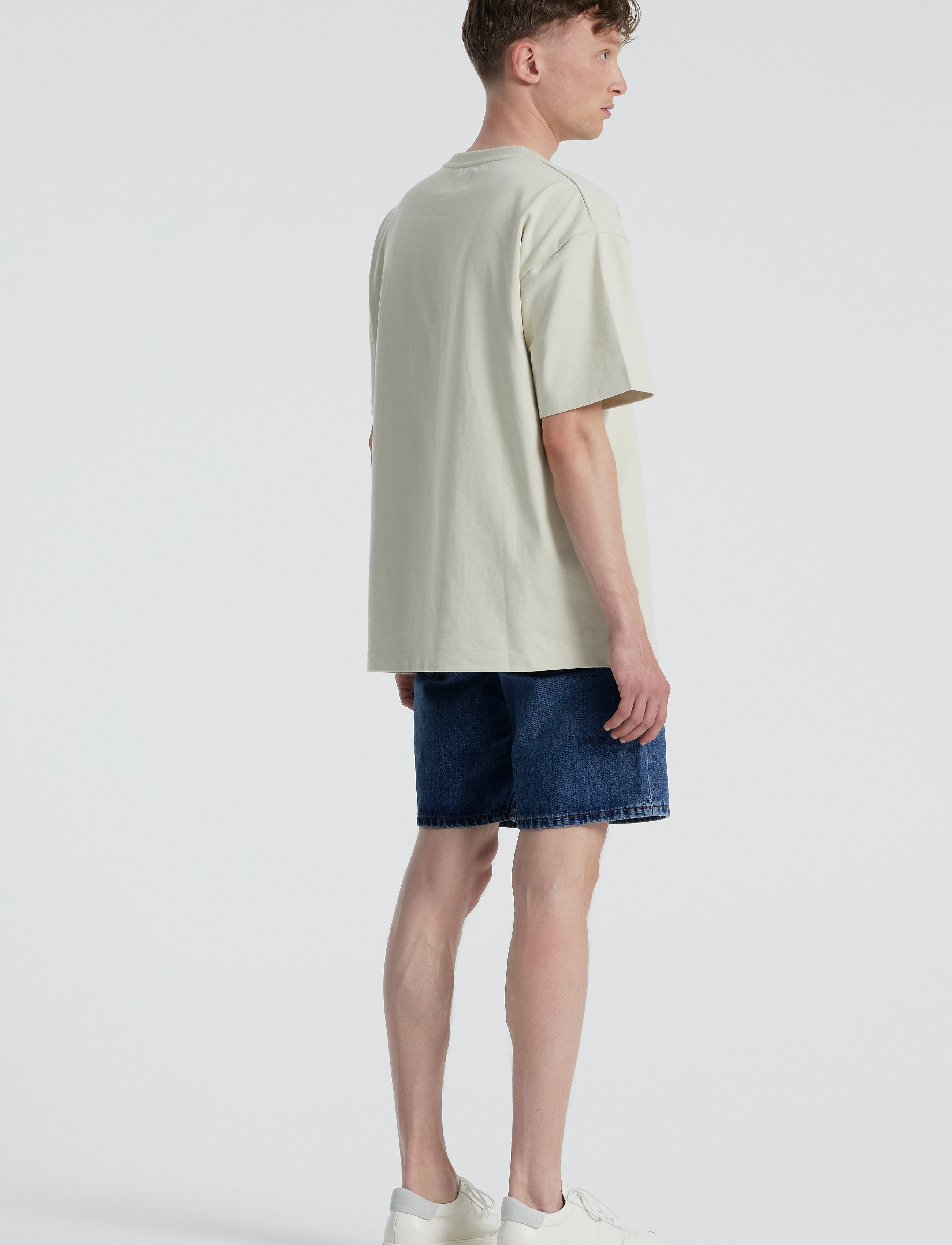 Denim Project - Classic Organic Dad Shorts - 128 dark wash - 3