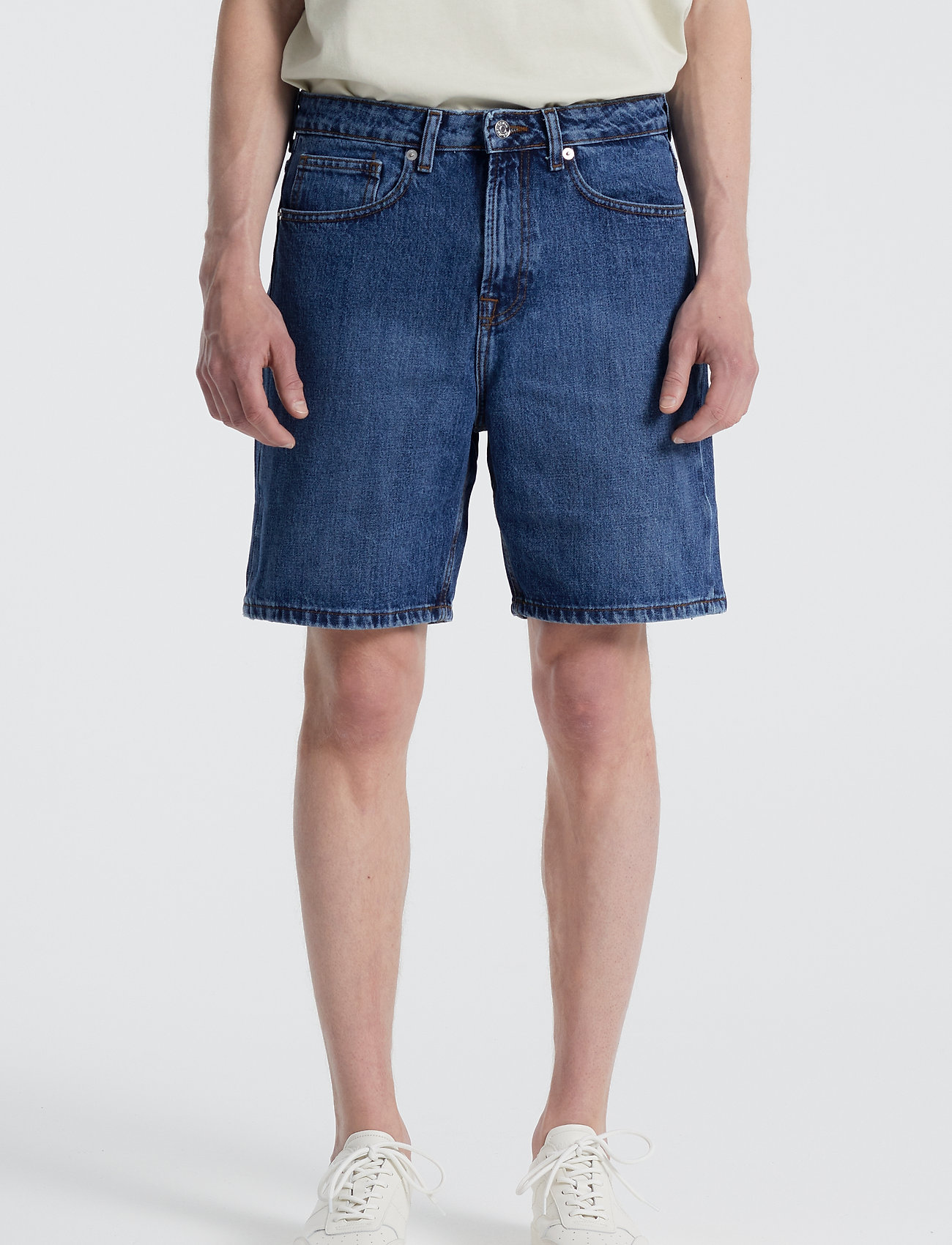 Denim Project - Classic Organic Dad Shorts - 128 dark wash - 5