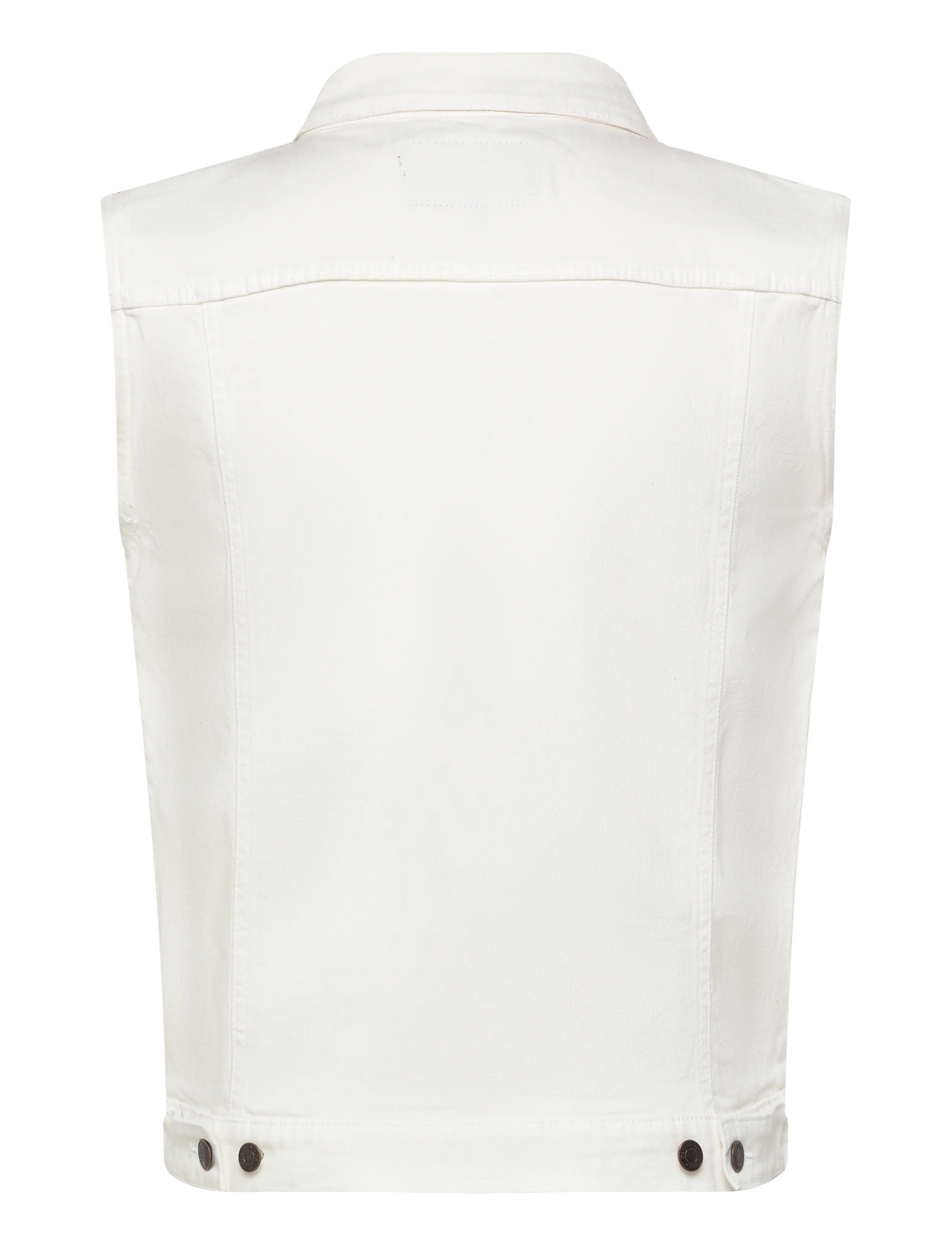 Denim Project - DP Kash Denim Vest - forårsjakker - 002 white - 1