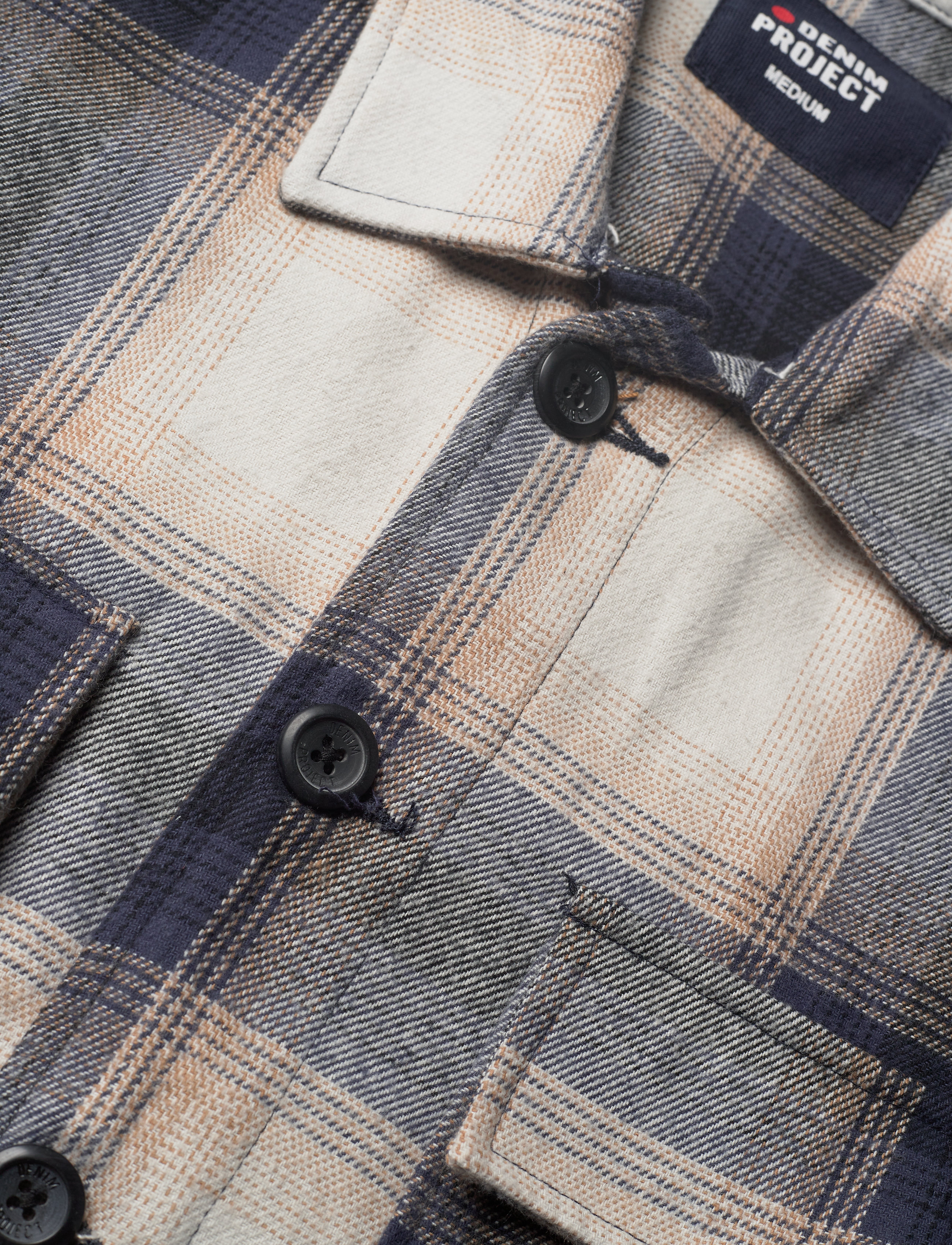 Denim Project - Check Pocket Jacket - miesten - check 1 white - 2