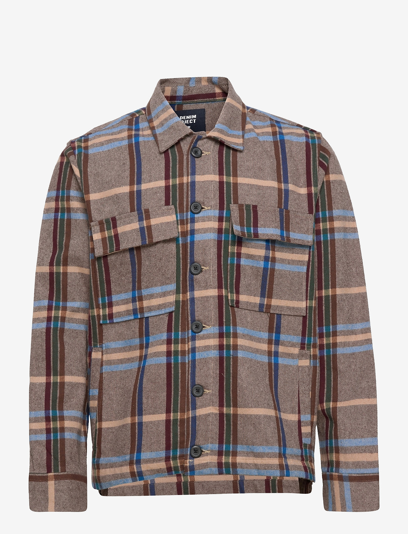 DP Check Pocket Jacket - CHECK 3 BROWN