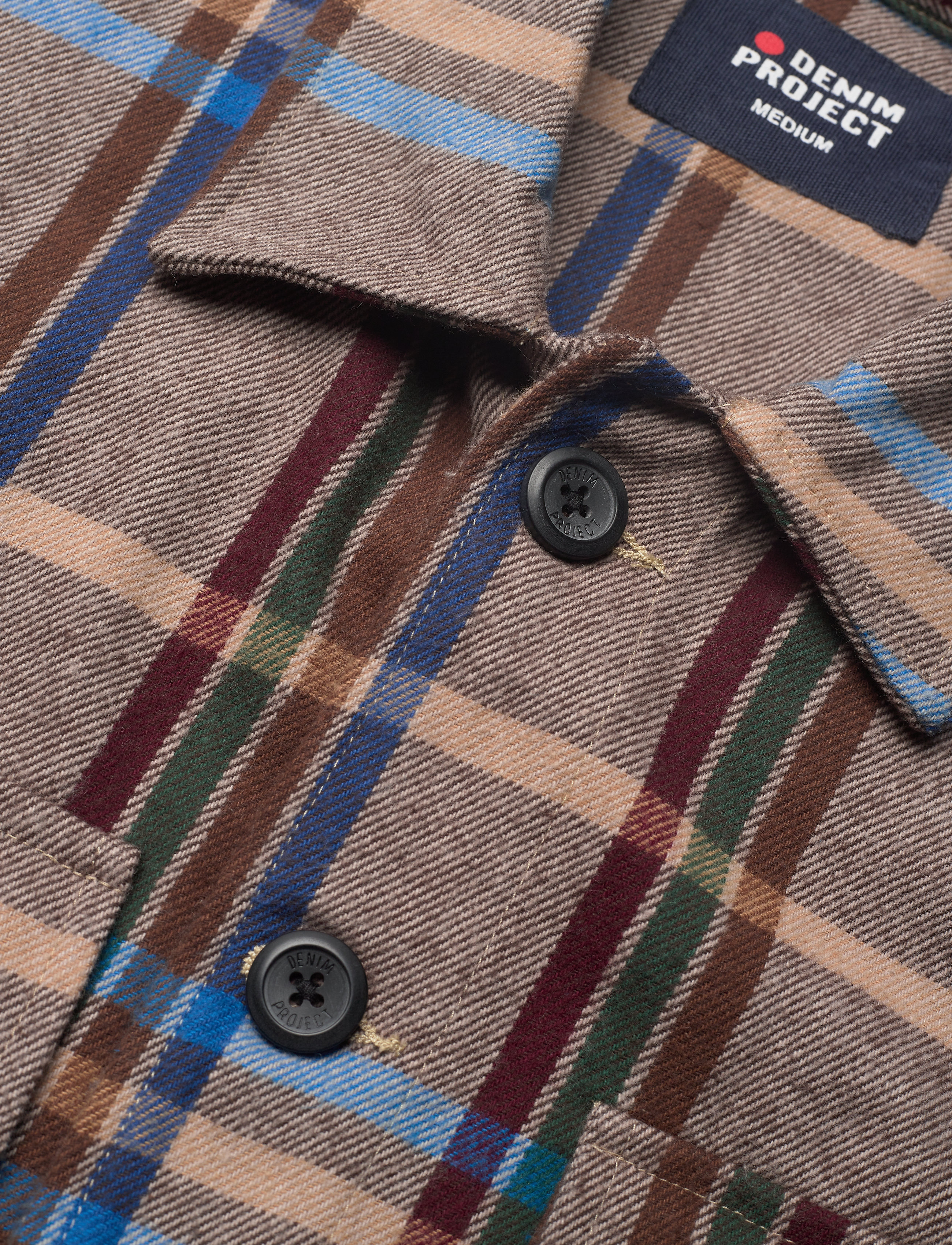 Denim Project - Check Pocket Jacket - men - check 3 brown - 2
