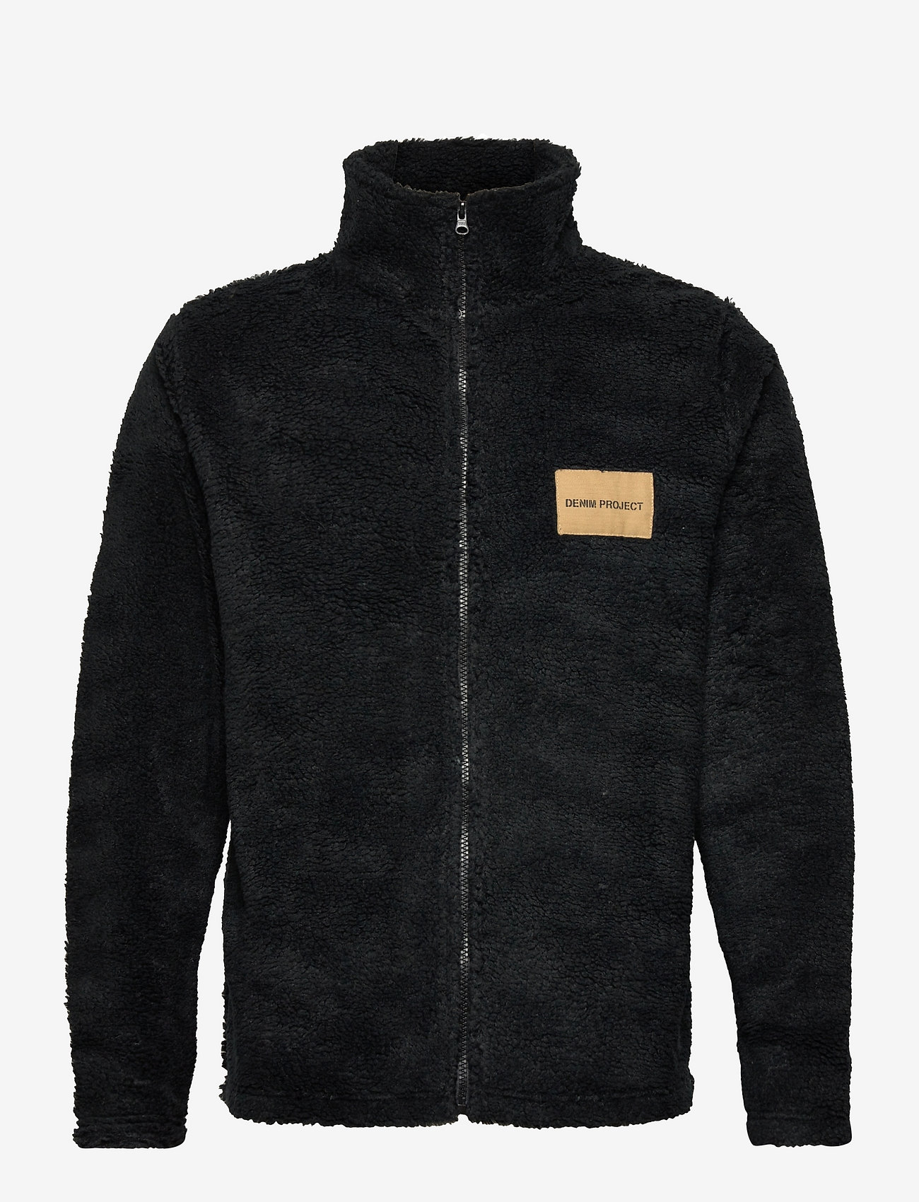 Denim Project - DPTEDDY ZIP JACKET - sweatshirts - black - 0