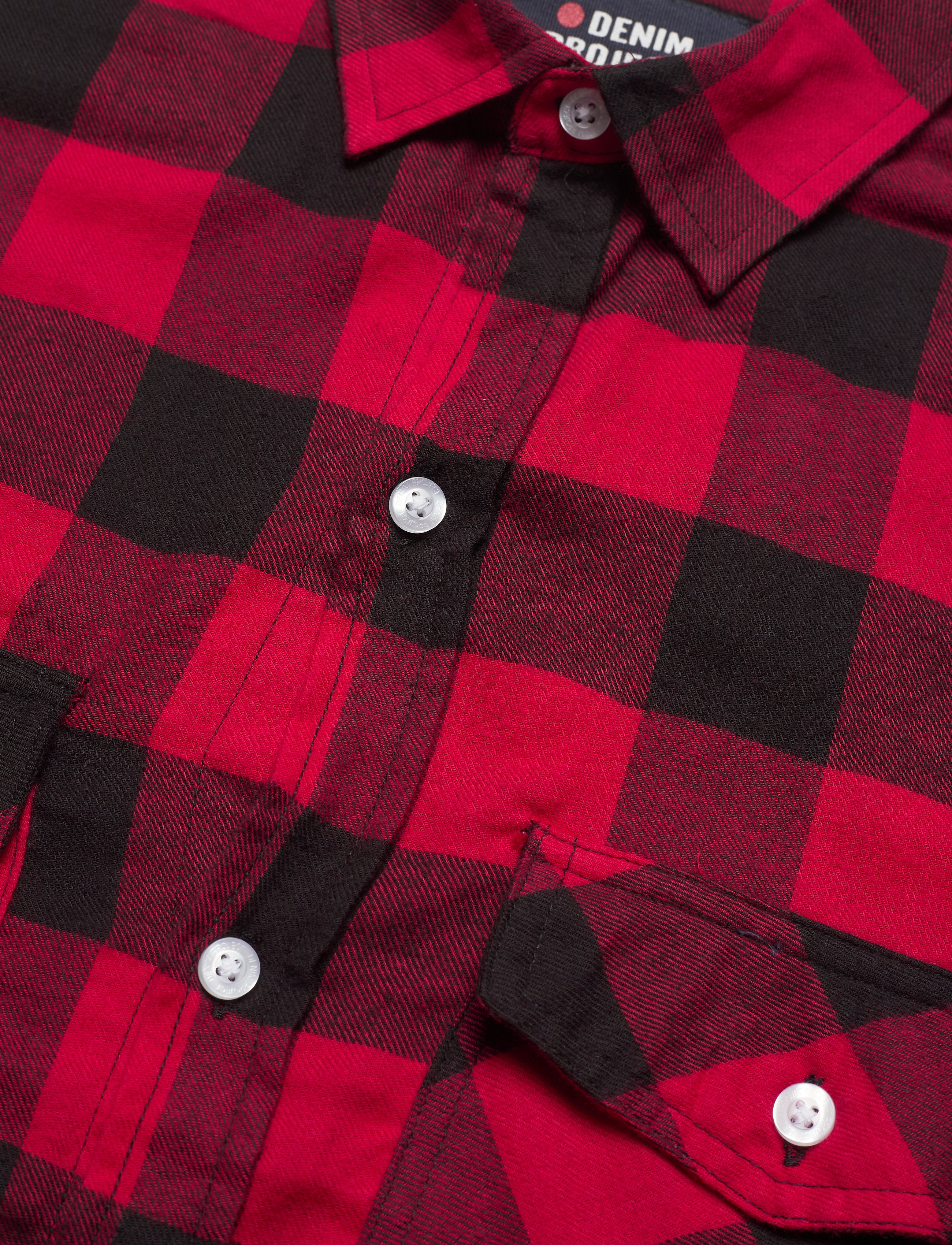 Denim project - DPSAMI SHIRT - red check - 3