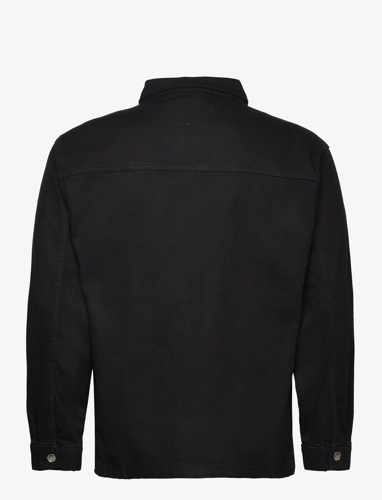 Denim project - DPZIP DENIM JACKET - spring jackets - black - 1