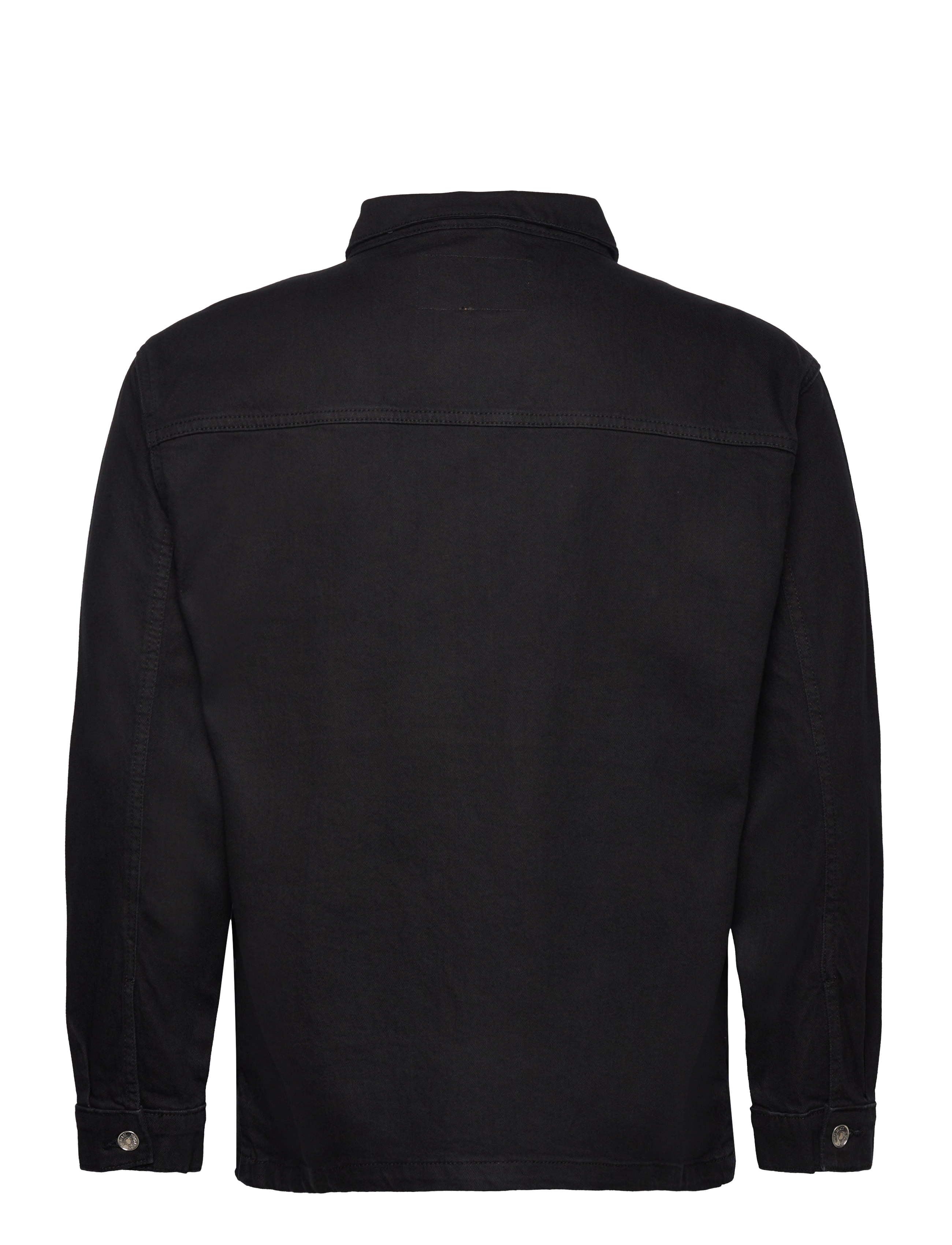 Denim project - DPZIP DENIM JACKET - black - 1