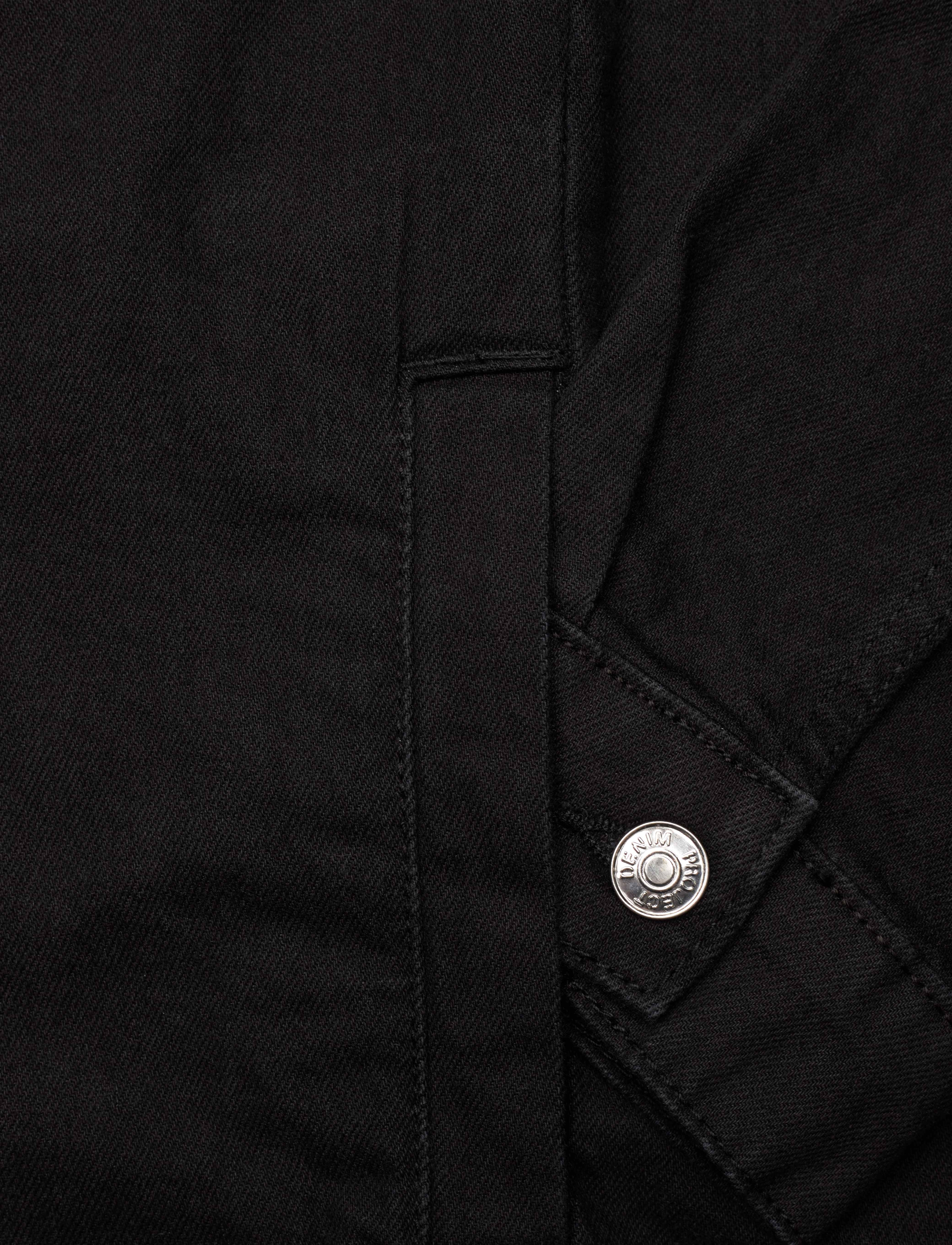 Denim project - DPZIP DENIM JACKET - black - 3