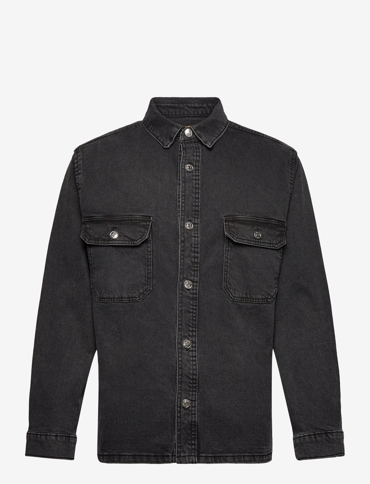 Denim project - DPWORKER DENIM OVERSHIRT - black - 0