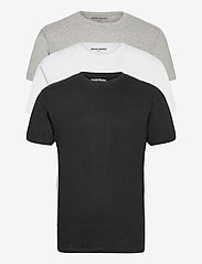 Denim project - 3 PACK T-SHIRTS - lowest prices - black/white/lgm - 0