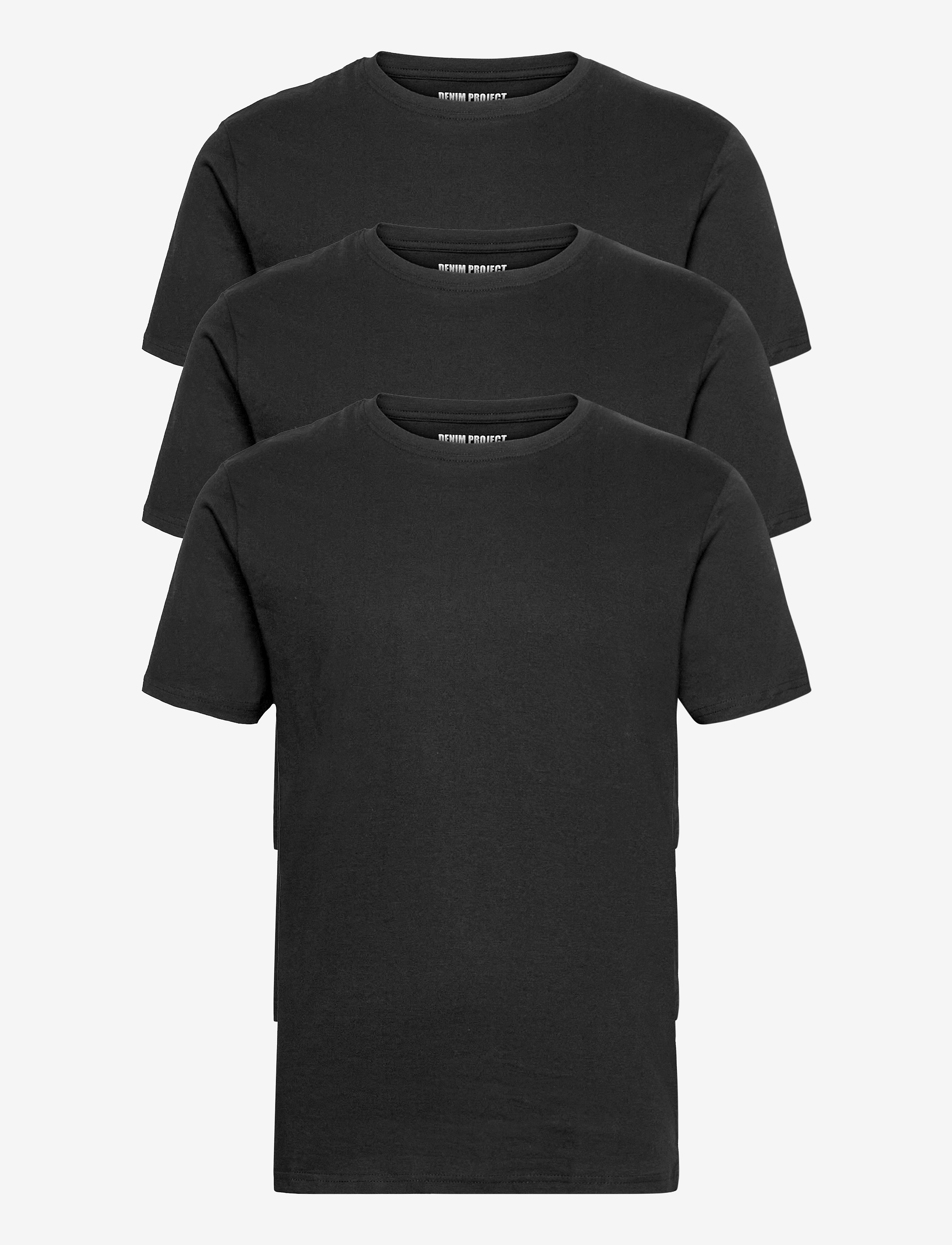 Denim Project 3 PACK T-SHIRTS - Kleidung - BLACK / black