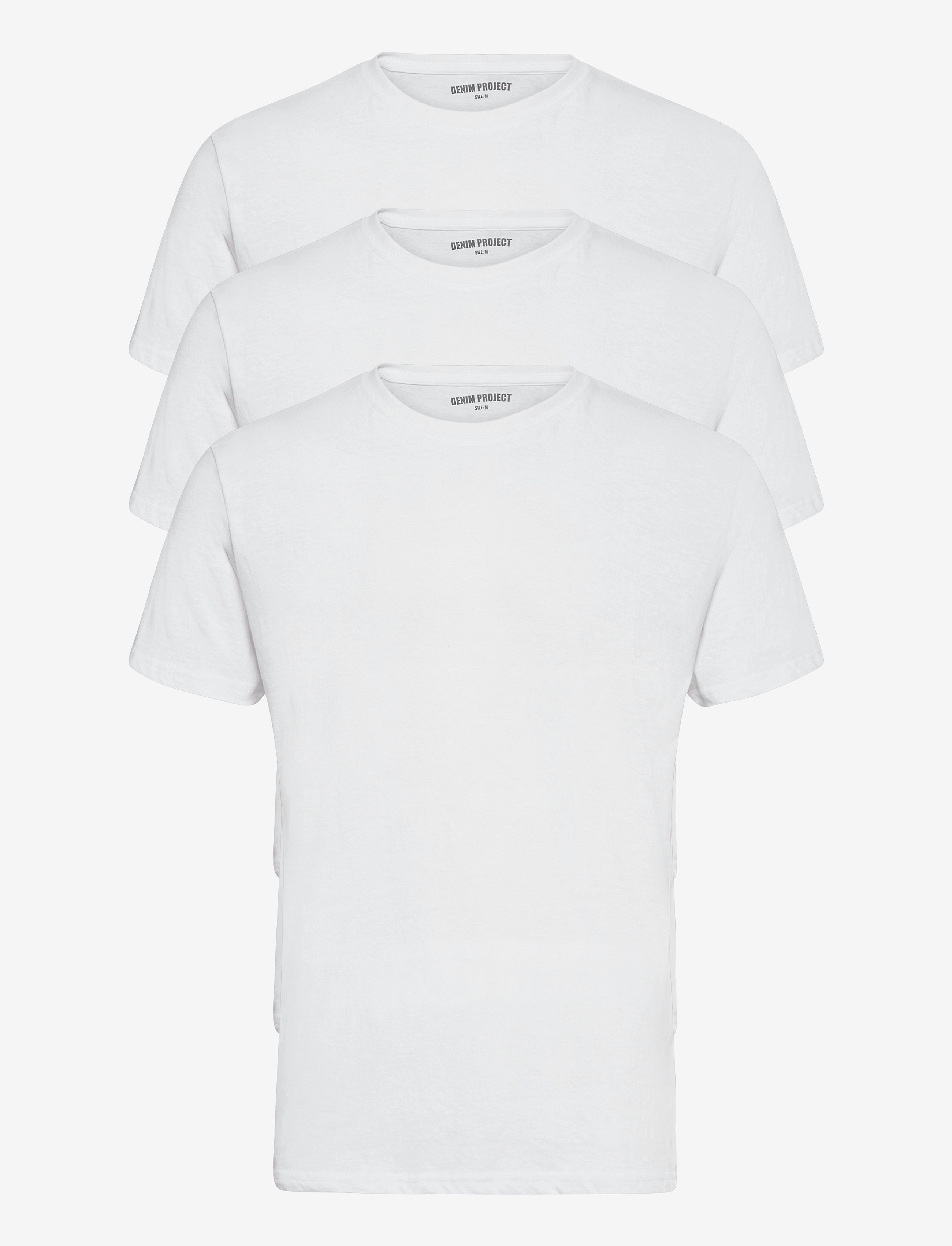 Denim Project 3 PACK T-SHIRTS - Kleidung - WHITE / white