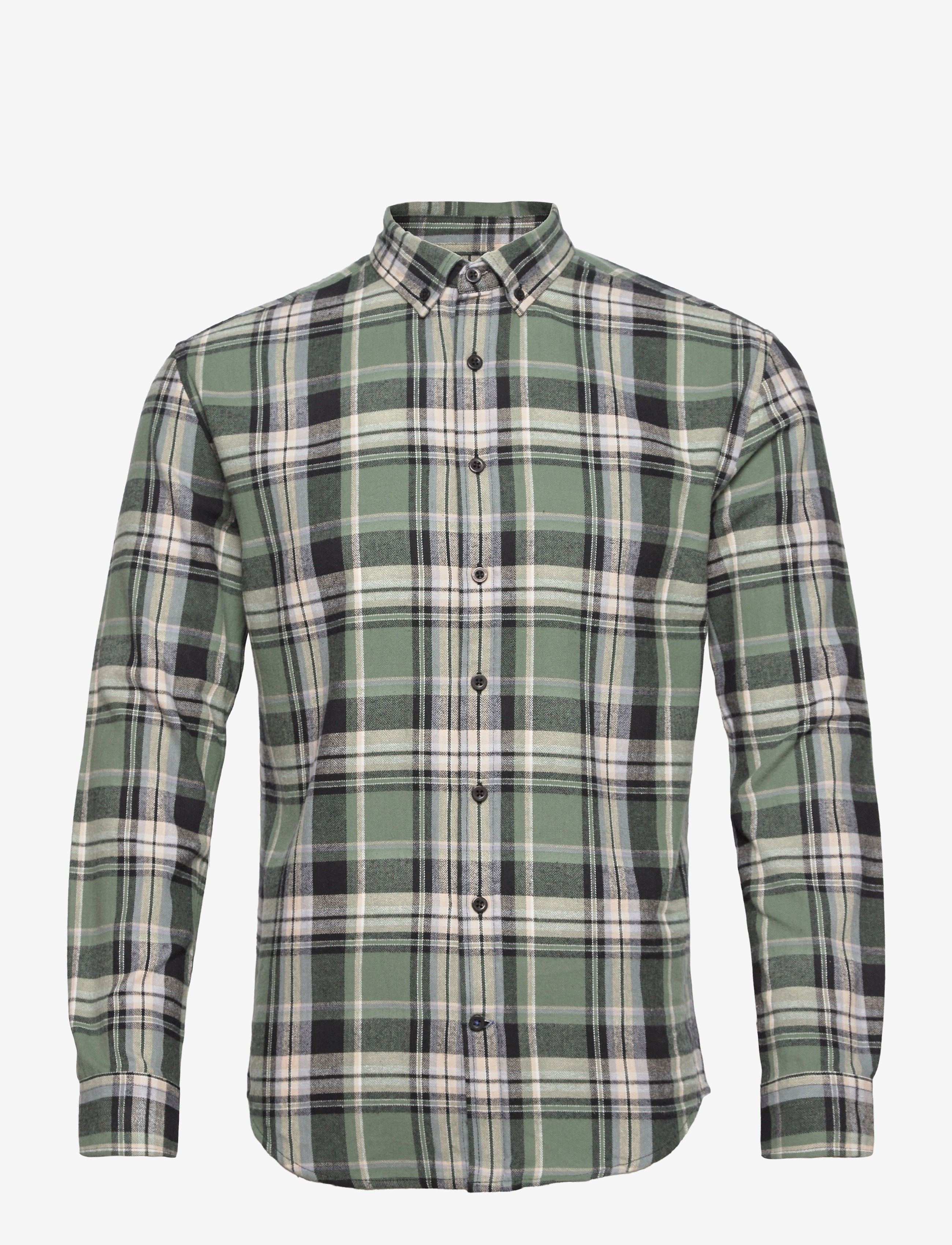 Check Shirt - 114 ARMY/BLACK