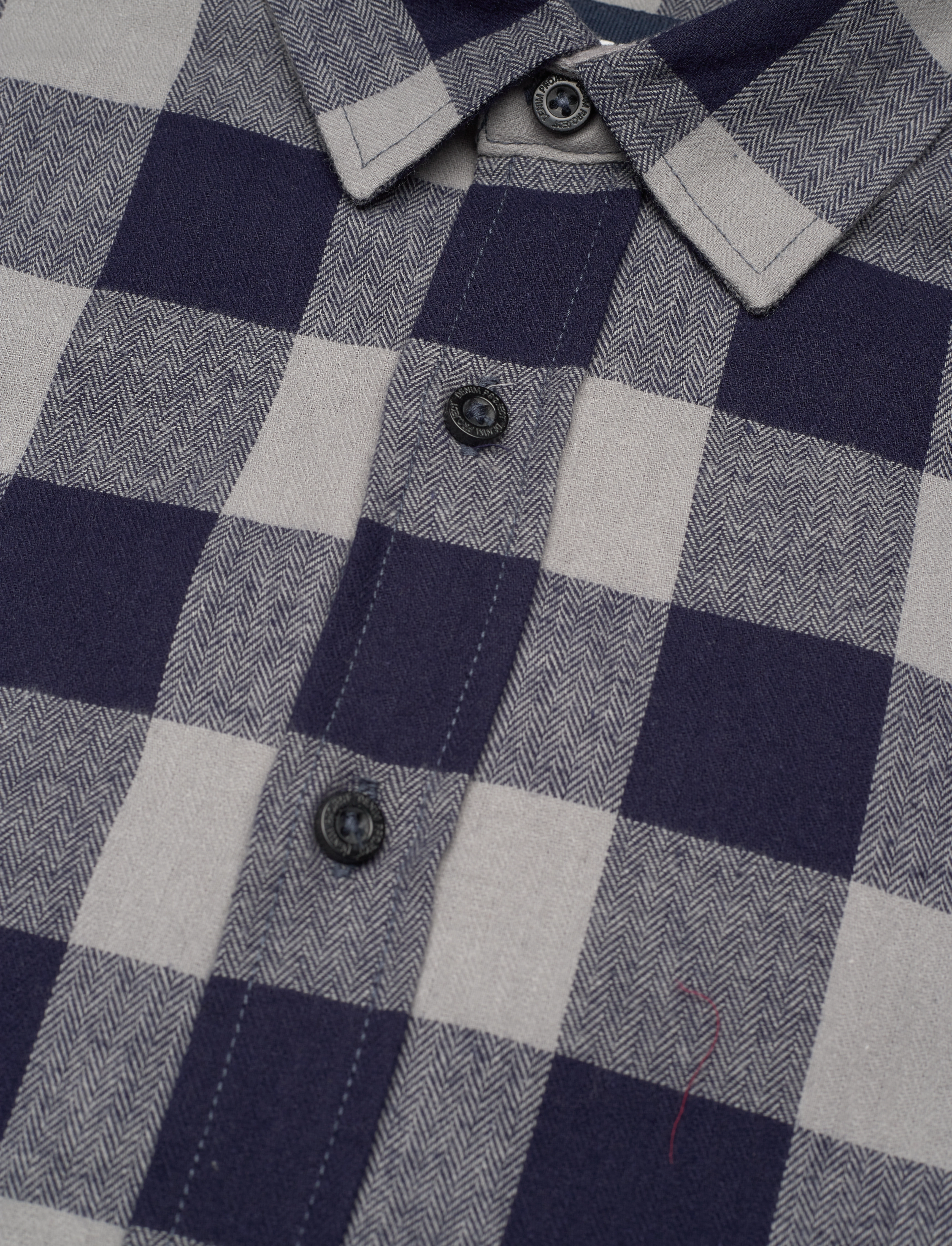 Denim Project - Check Shirt - check 2 / navy grey check - 3