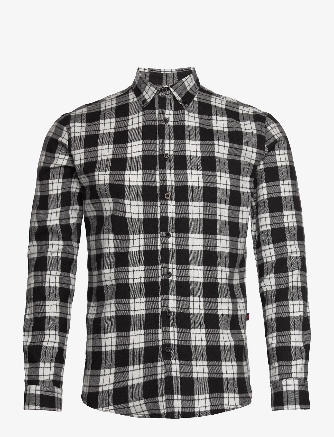 Denim project - Check Shirt - checkered shirts - white / black check - 0