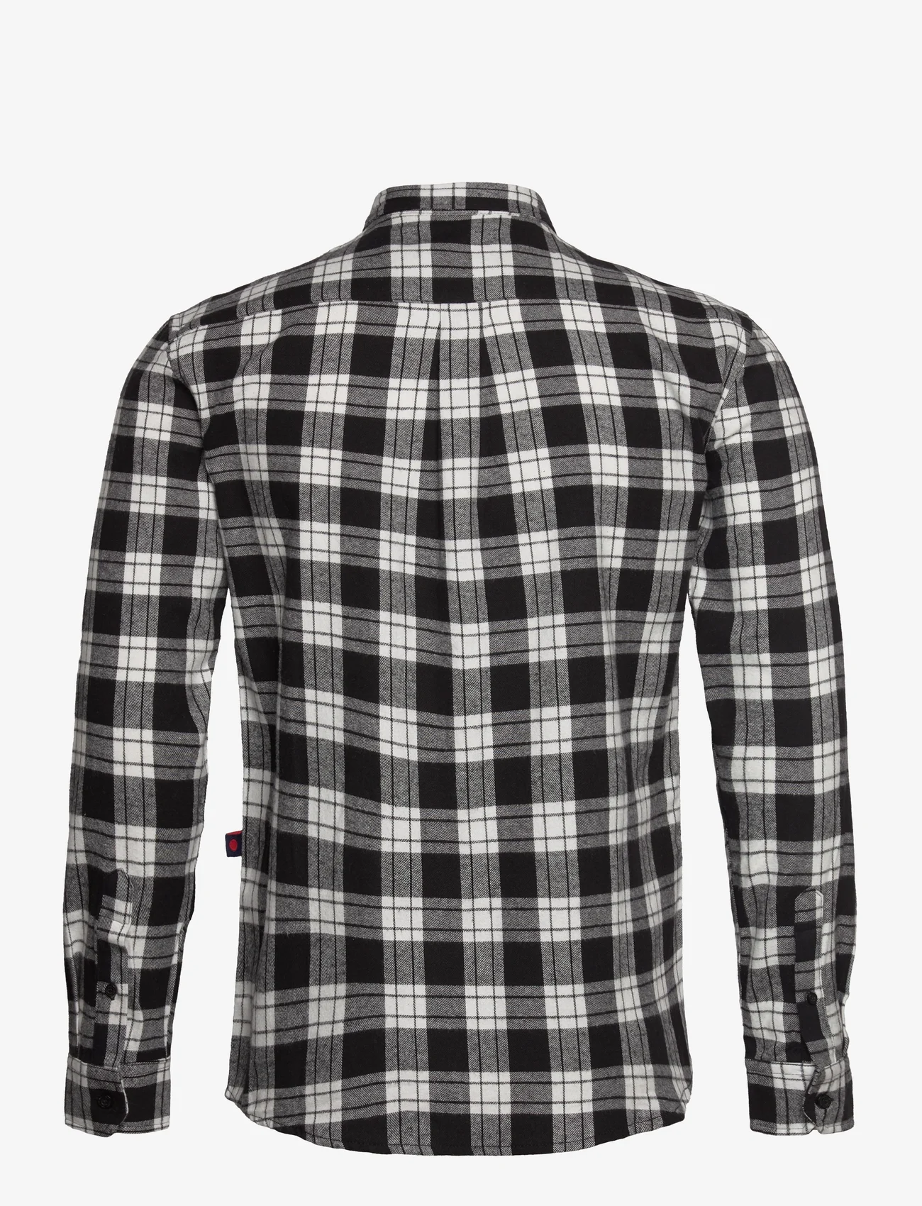 Denim project - Check Shirt - checkered shirts - white / black check - 1