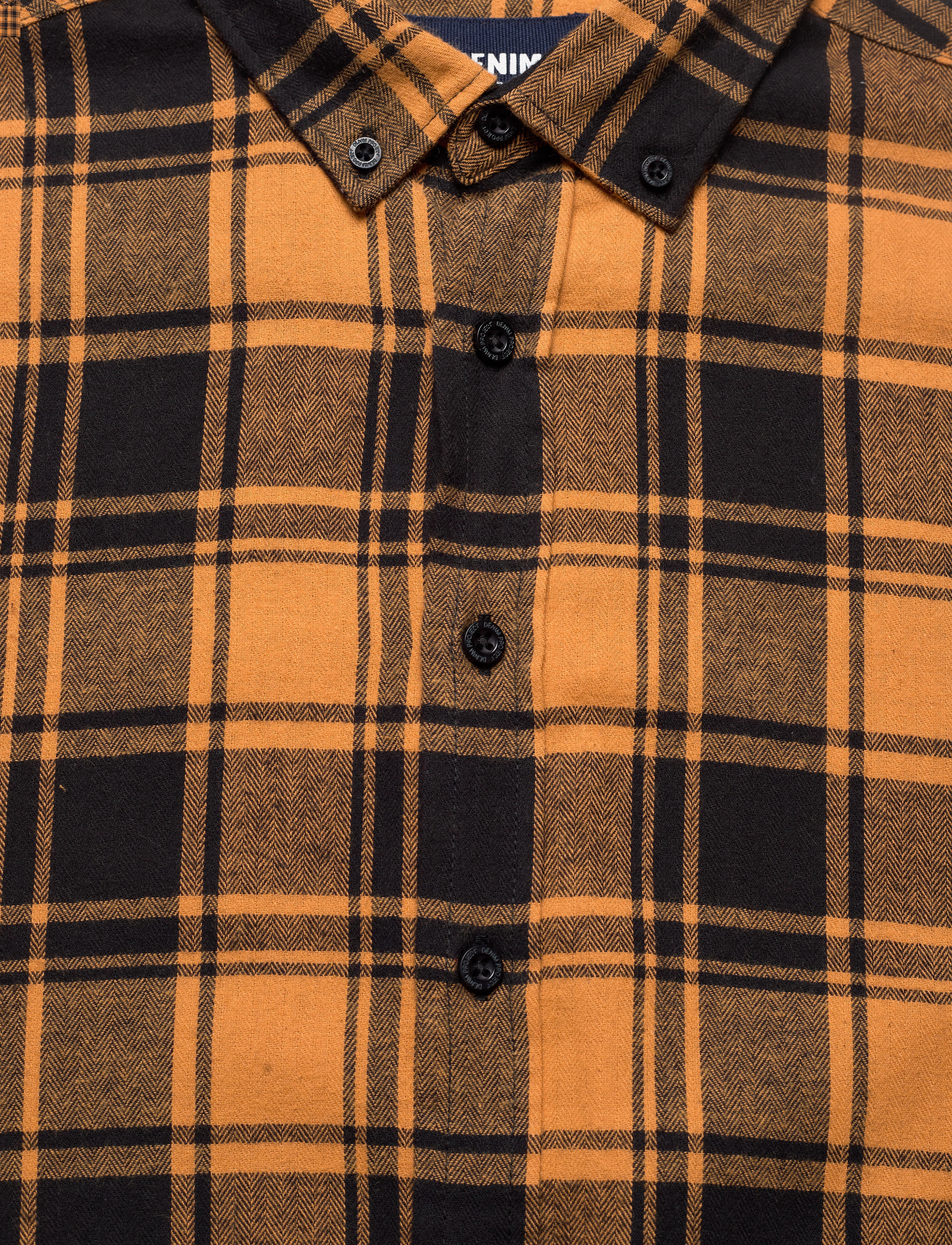 Denim Project - Check Shirt - yellow check - 5
