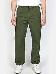 Denim project - DPPARACHUTE TWILL PANTS - casual trousers - duffel bag green - 3