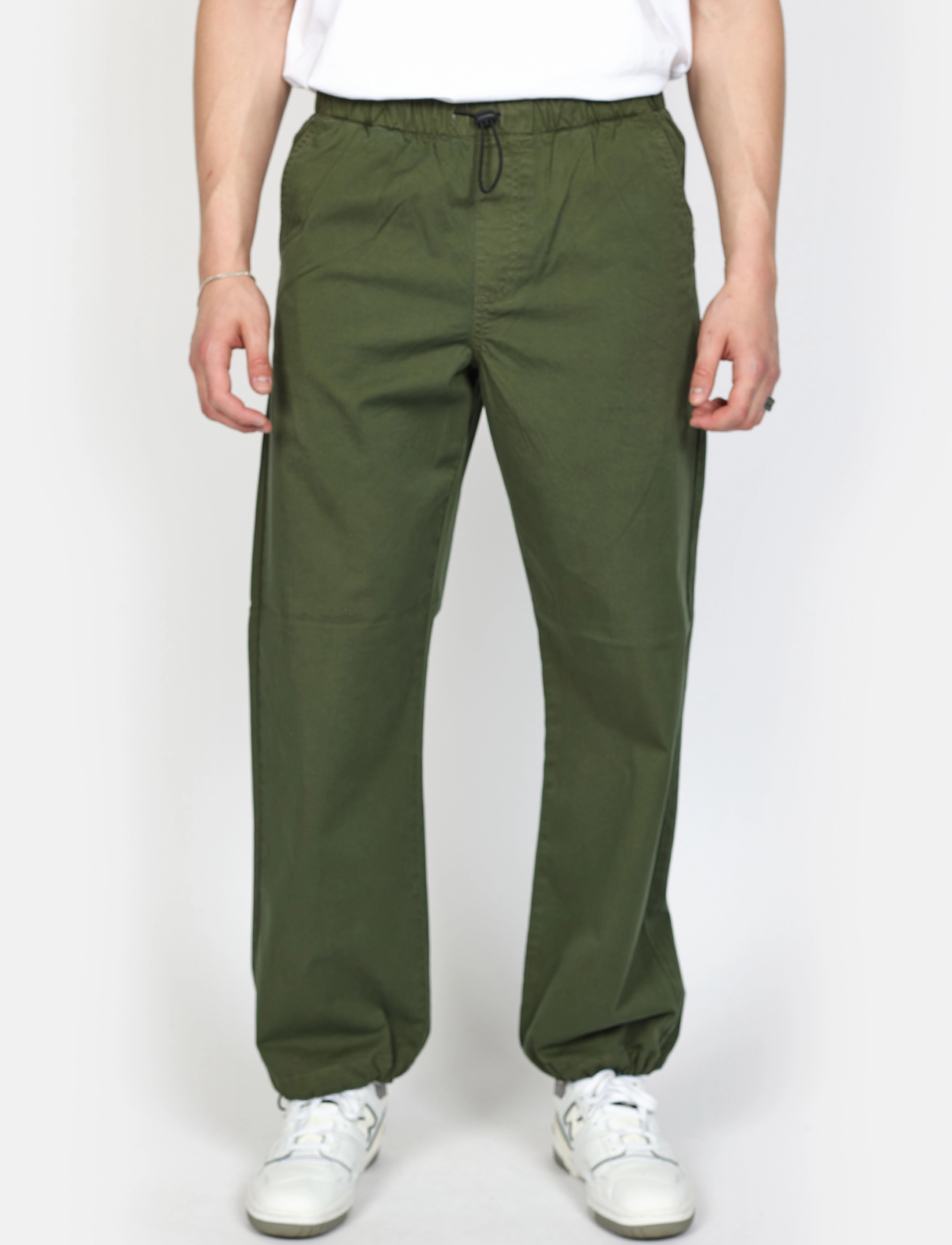 Denim Project - DP PARACHUTE TWILL PANTS - casual - duffel bag green - 3