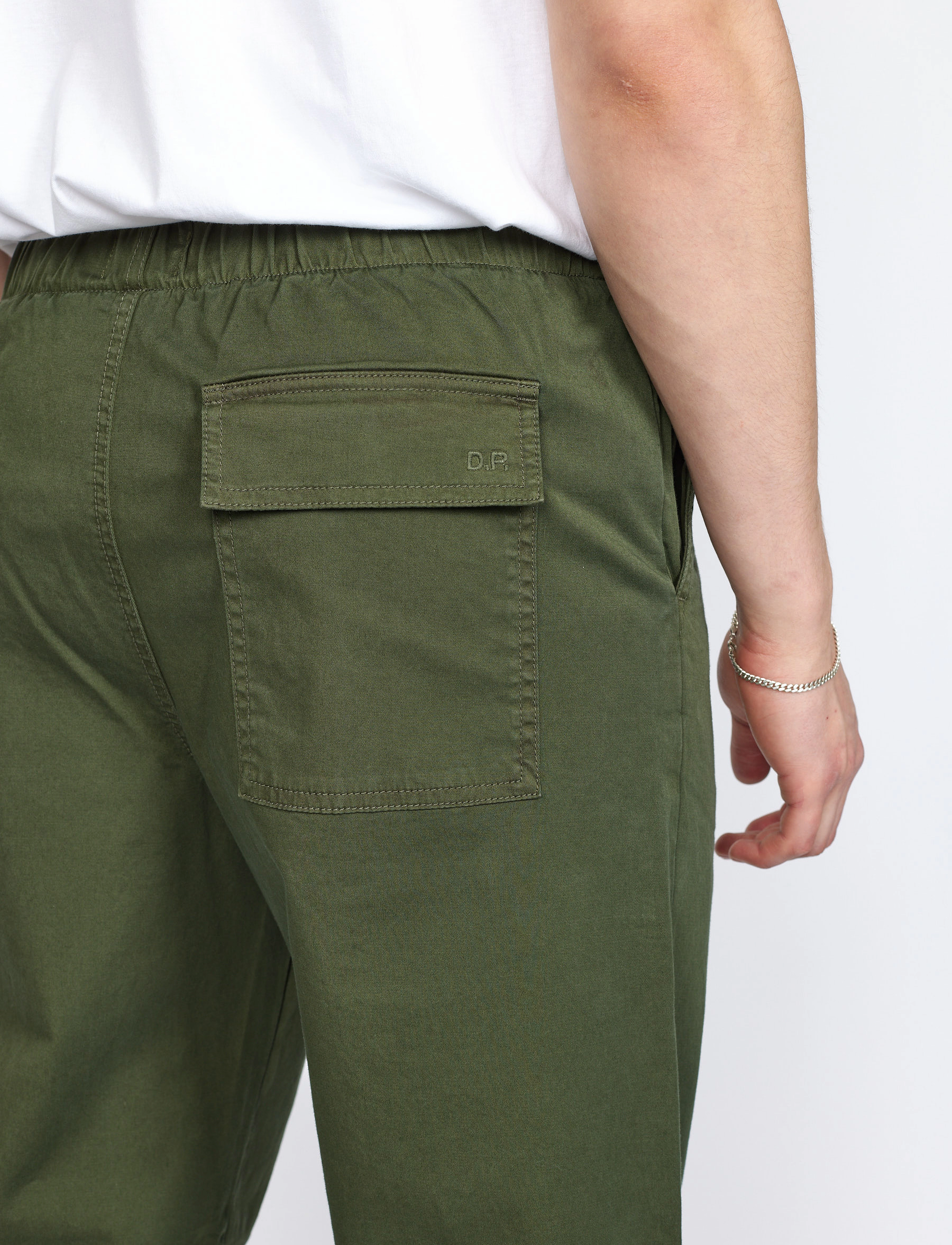 Denim Project - DP PARACHUTE TWILL PANTS - casual - duffel bag green - 4
