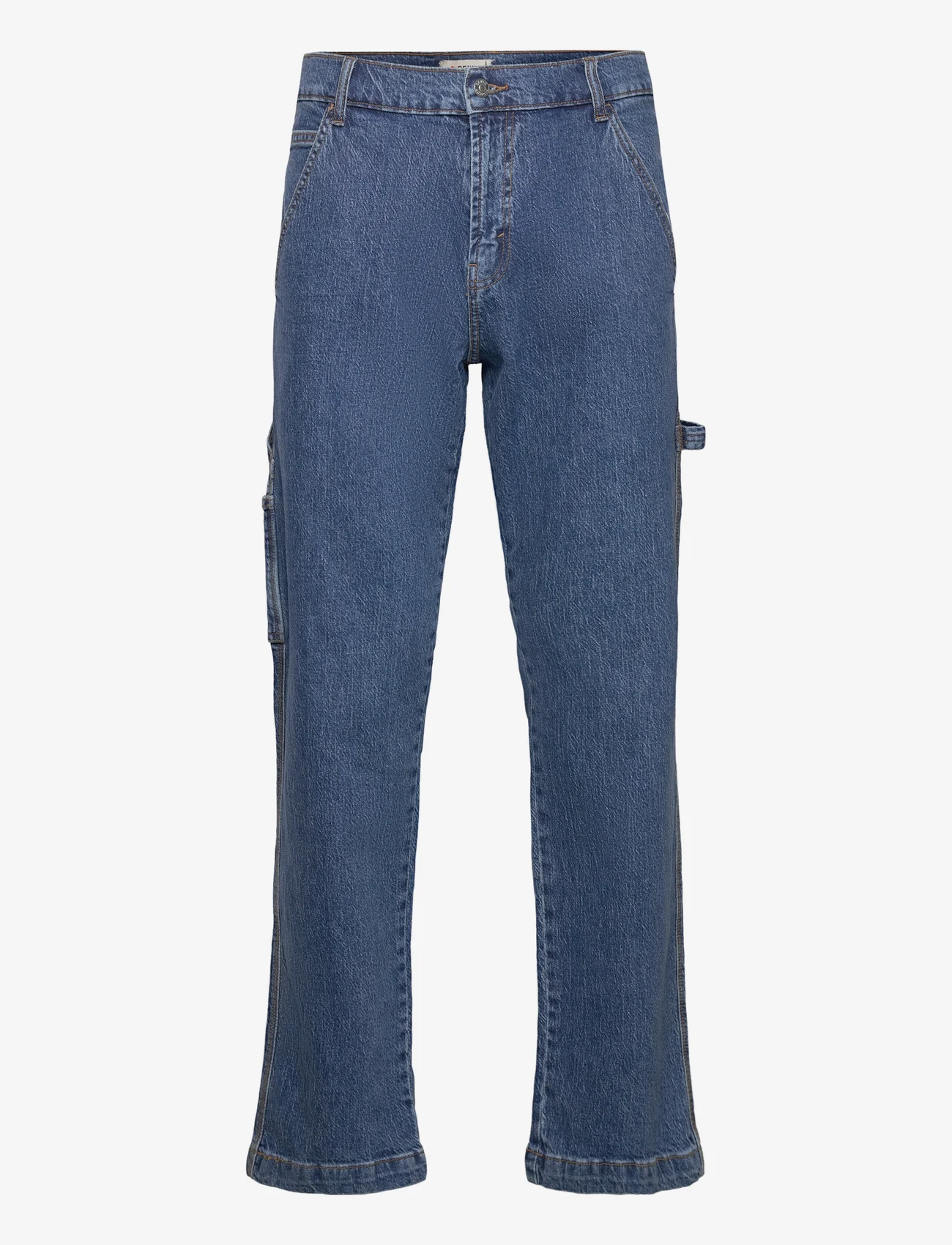 Denim project - DPWorkwear Straight Jeans - regular fit -farkut - mid blue stone - 0