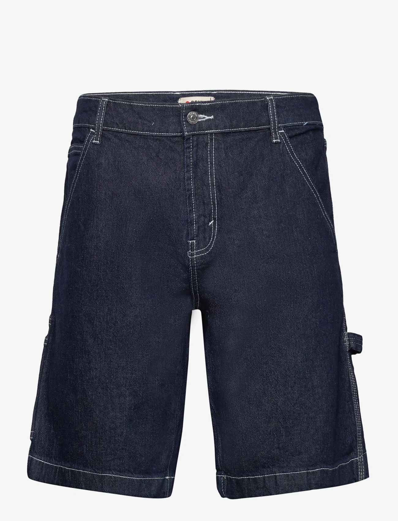Denim project - DPWorkwear Denim Shorts - jeans shorts - dark blue rinse - 0