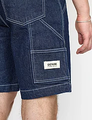 Denim project - DPWorkwear Denim Shorts - lühikesed teksapüksid - dark blue rinse - 5