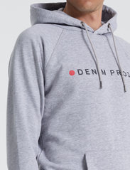 Denim project - Logo Hoodie - najniższe ceny - grey - 4