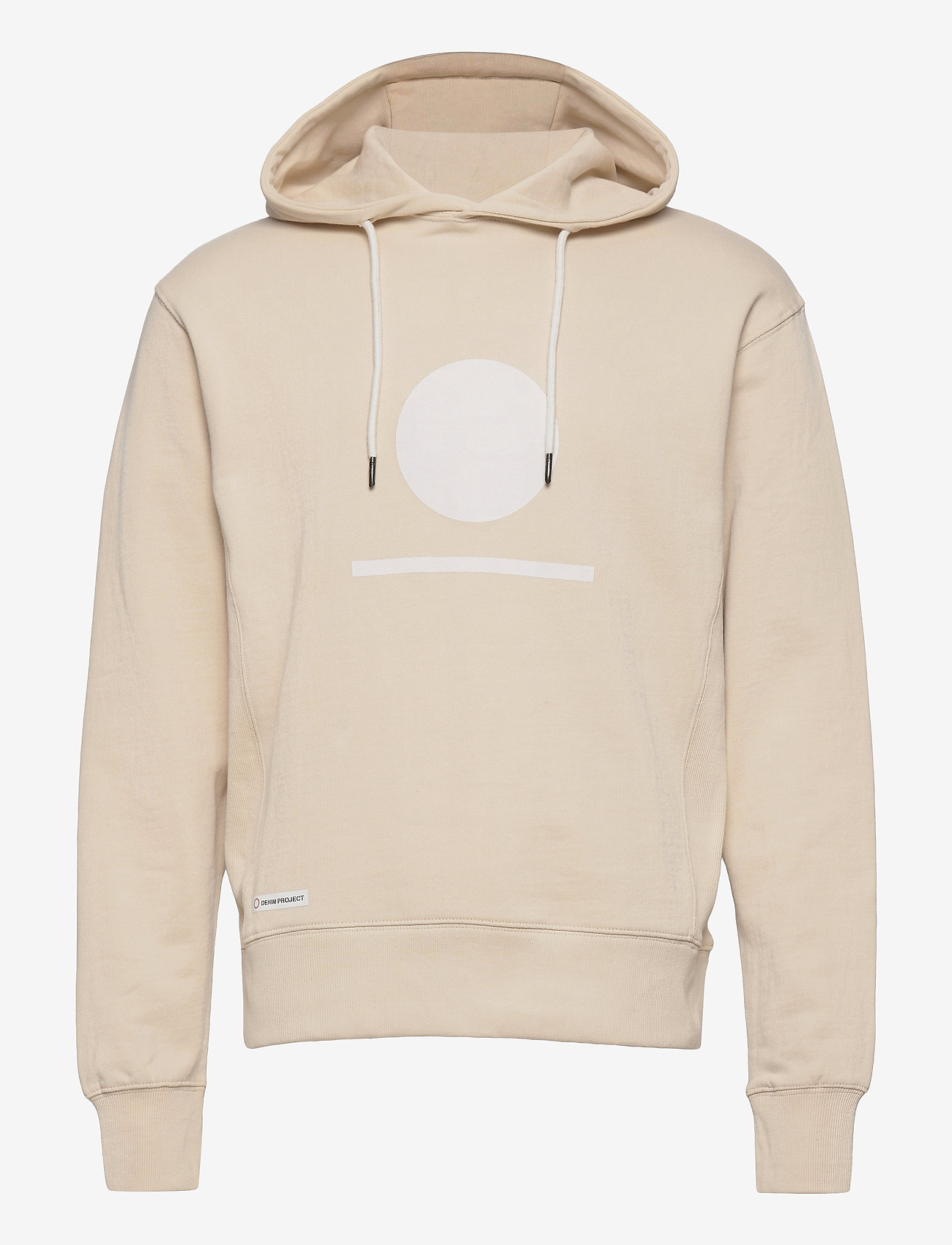 Denim project - Horizon Logo Organic Hoodie - 128 ivory - 0