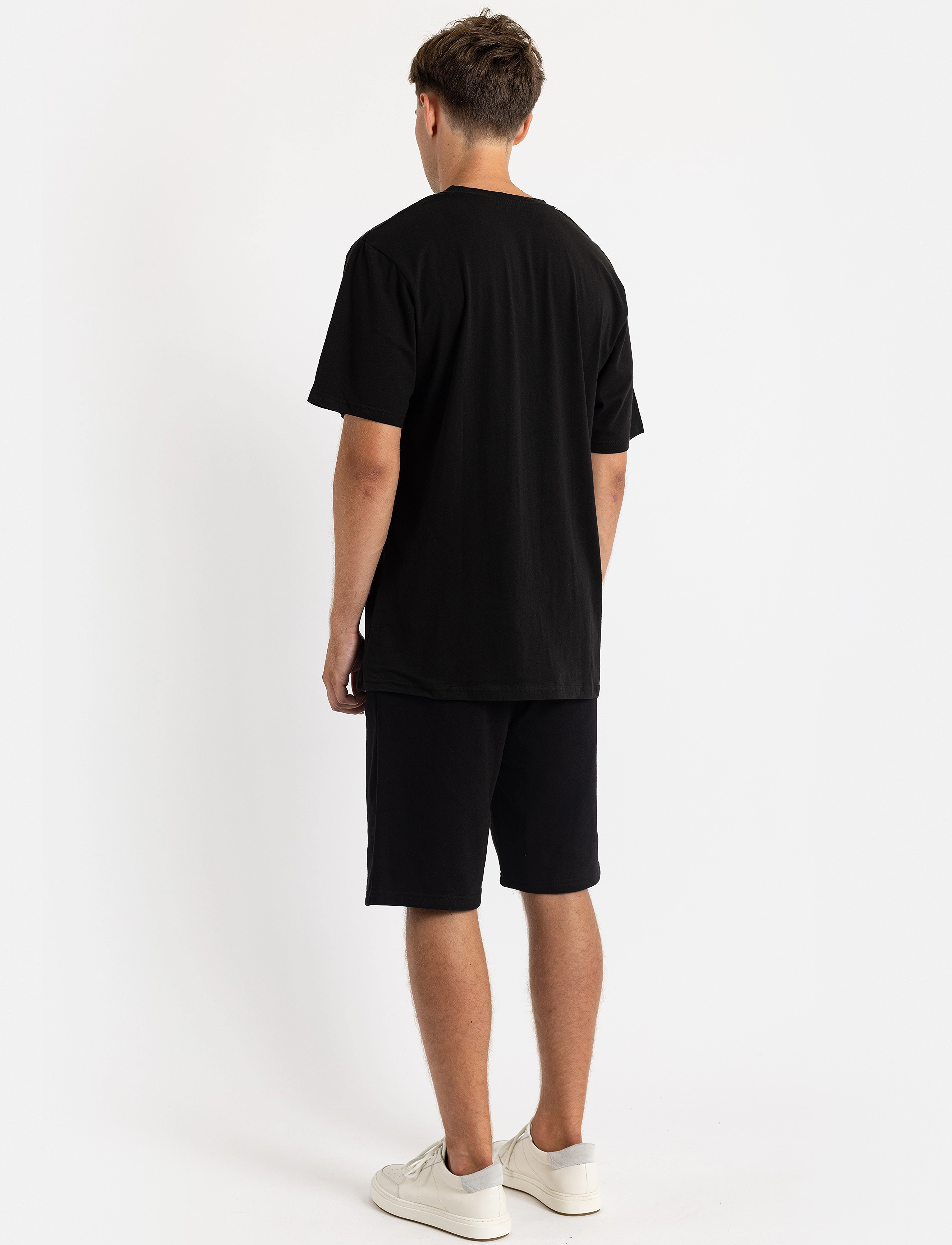 Denim project - BOXY TEE SET - 001 black - 3